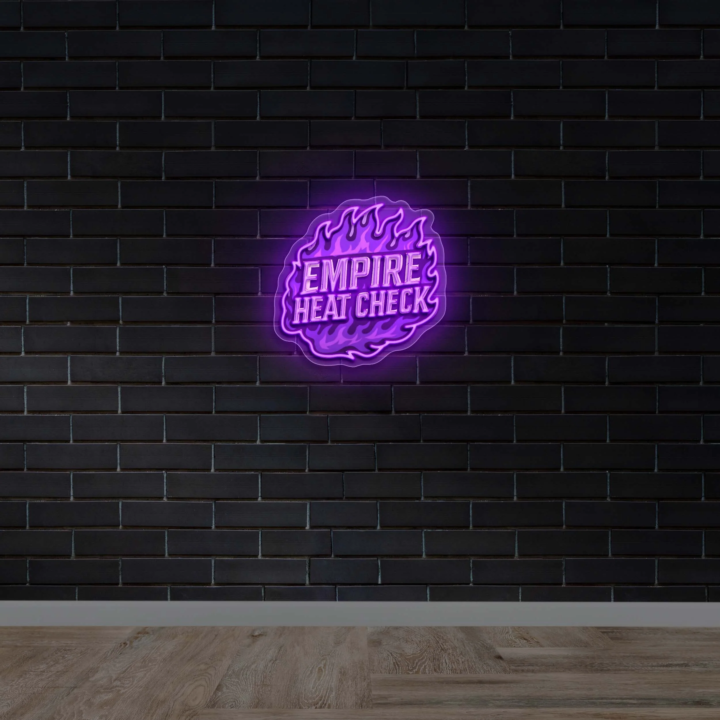 Empire Heat Check - Premium Neon Artwork