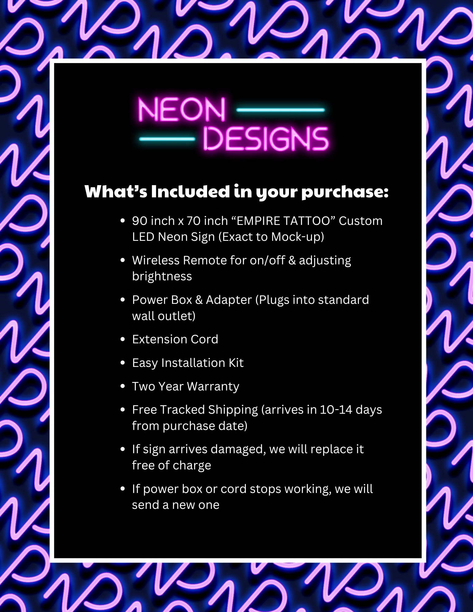 EMPIRE TATTOO - Premium Neon Artwork - Image 2