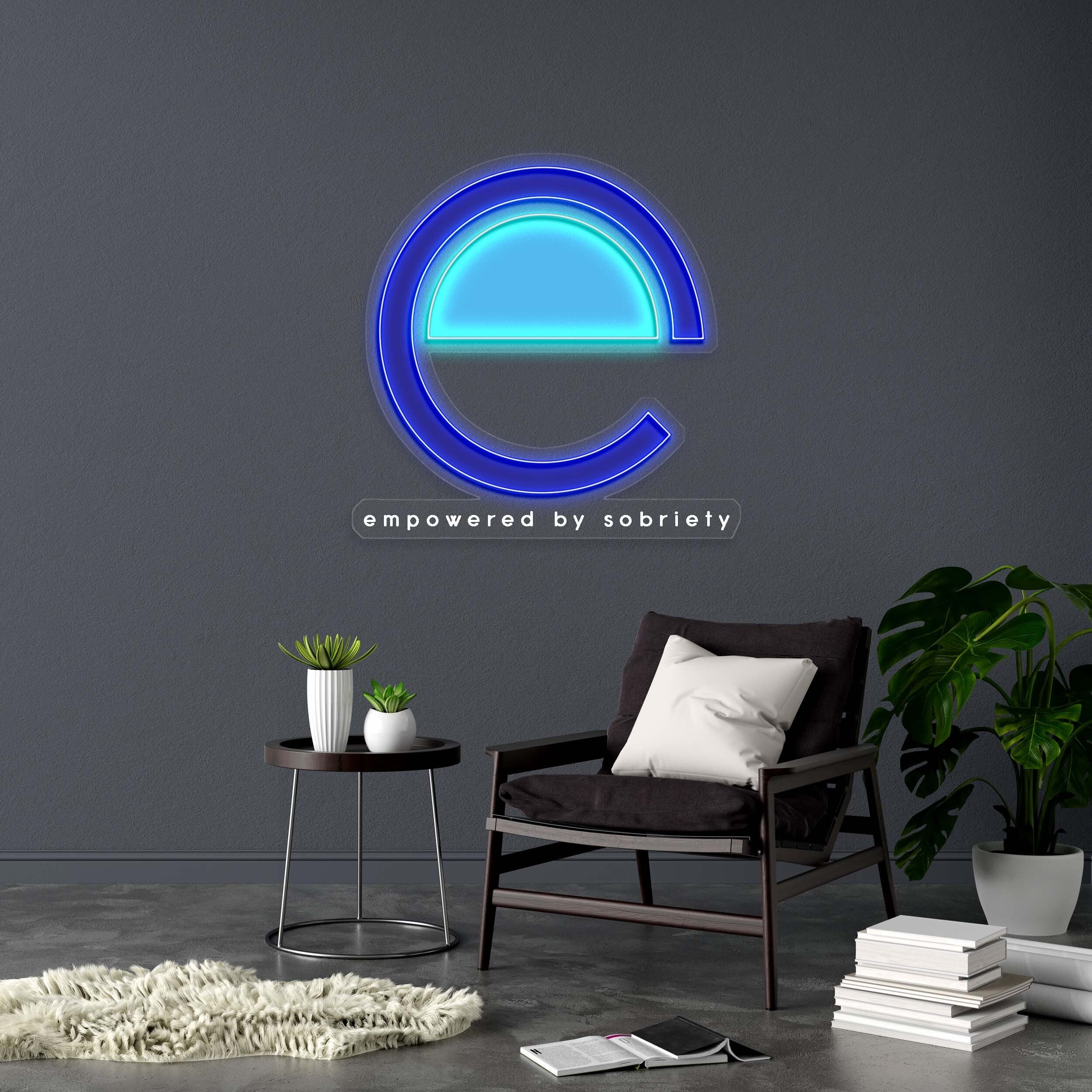 Empowered by sobriety - Premium Neon Artwork