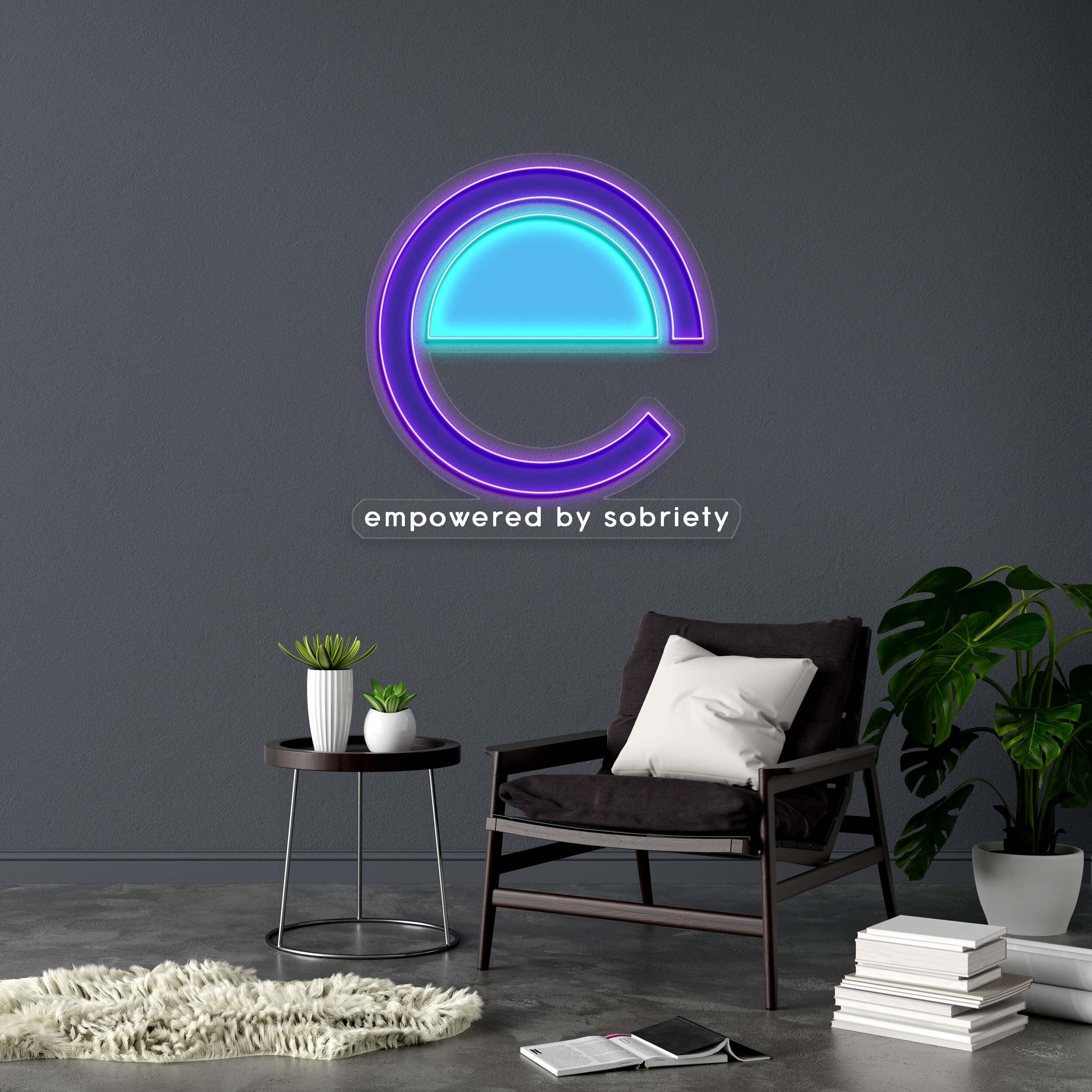 Empowered by sobriety - Premium Neon Artwork - Image 2