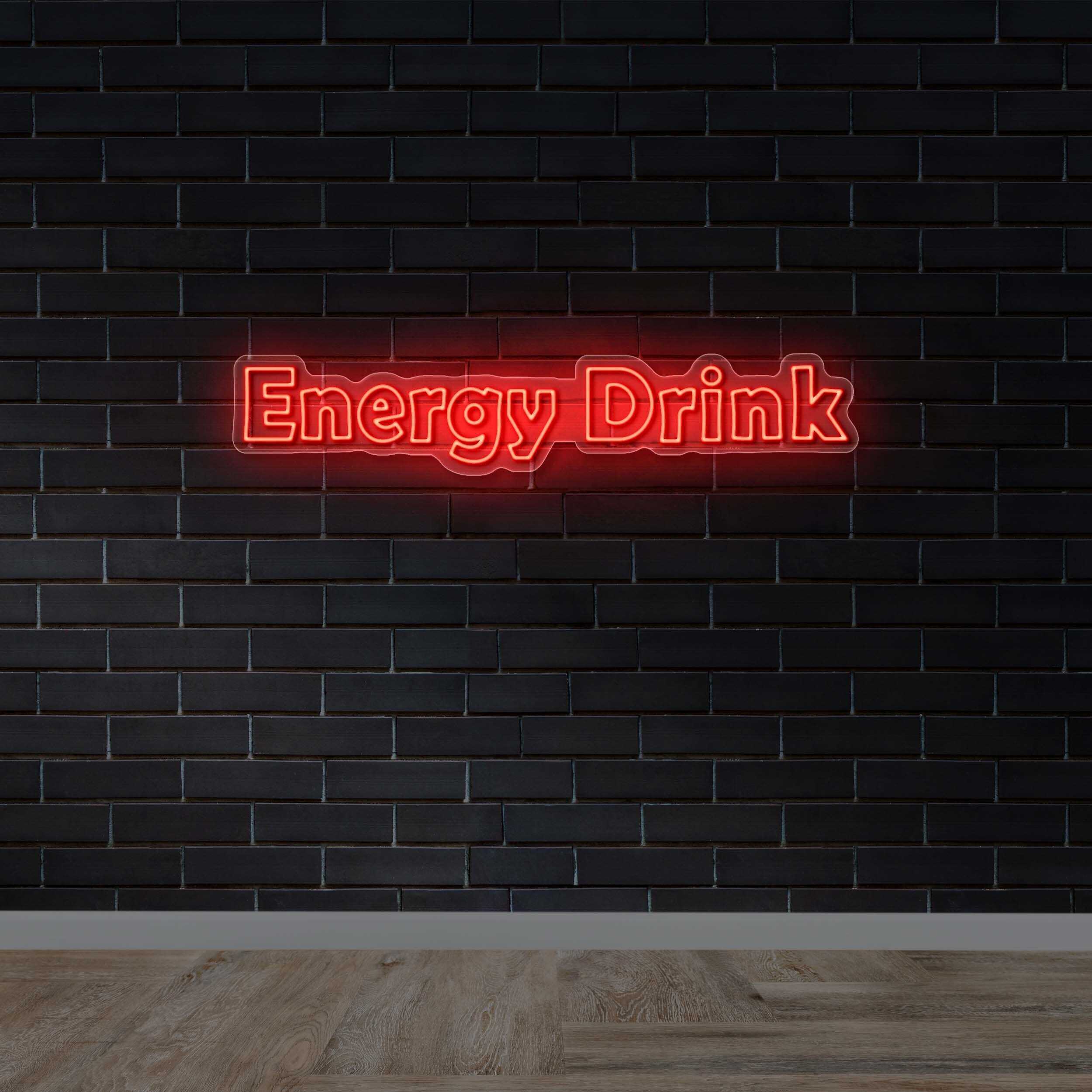 Energy Drink - Premium Neon Artwork