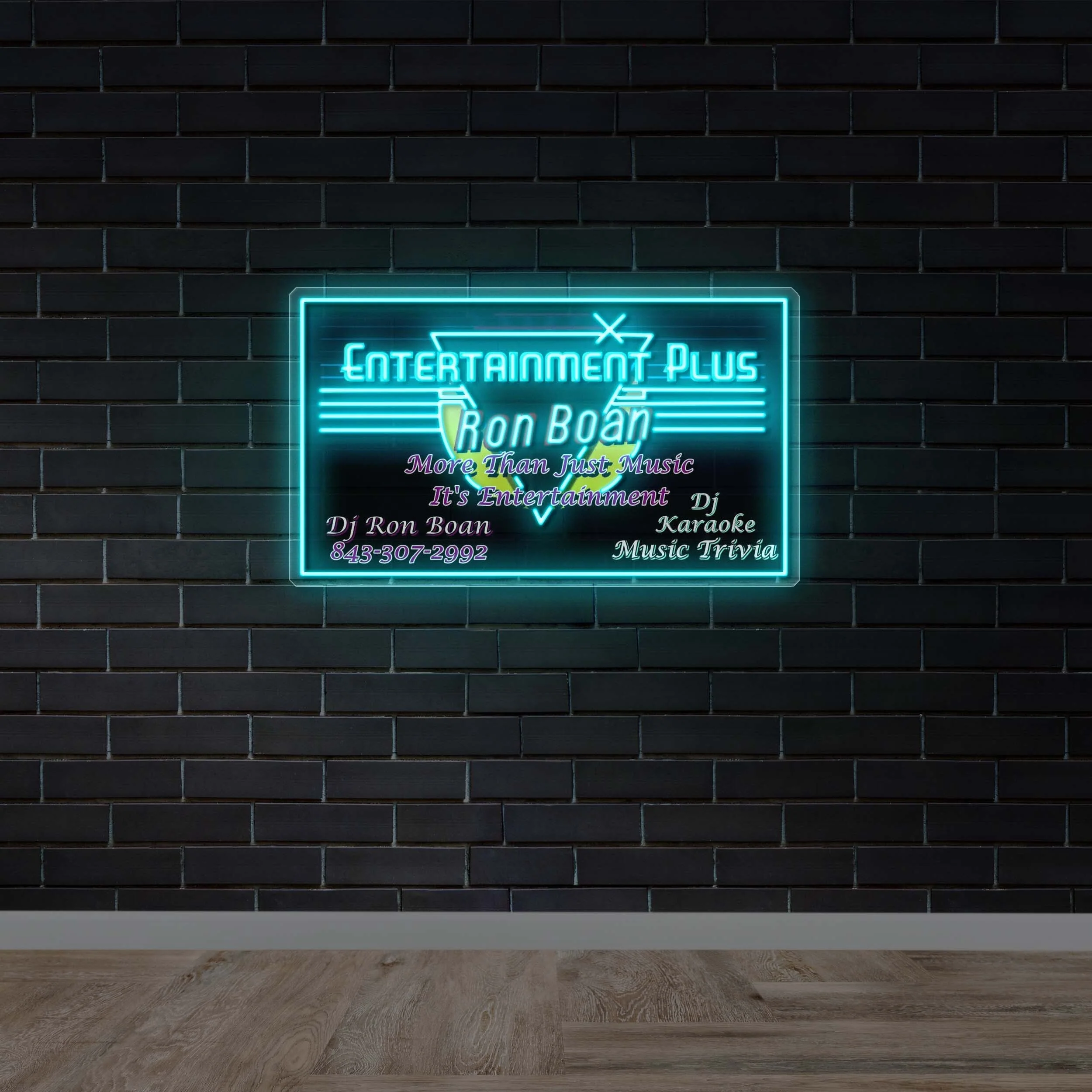 ENTERTAINMENT PLUS - Premium Neon Artwork