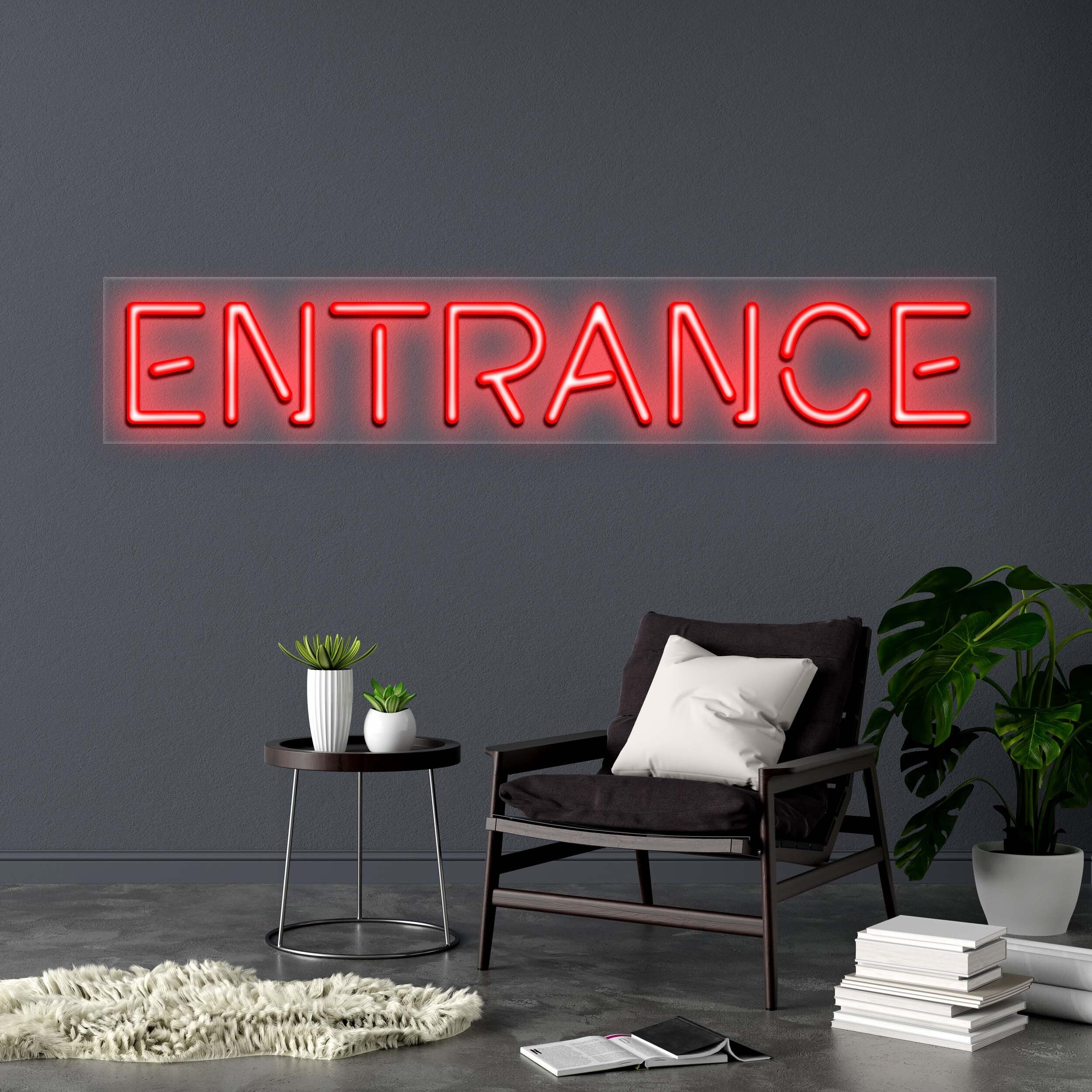ENTRANCE - Premium Neon Artwork