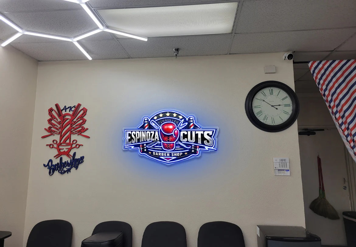 ESPINOZA CUTS - Premium Neon Artwork - Image 3