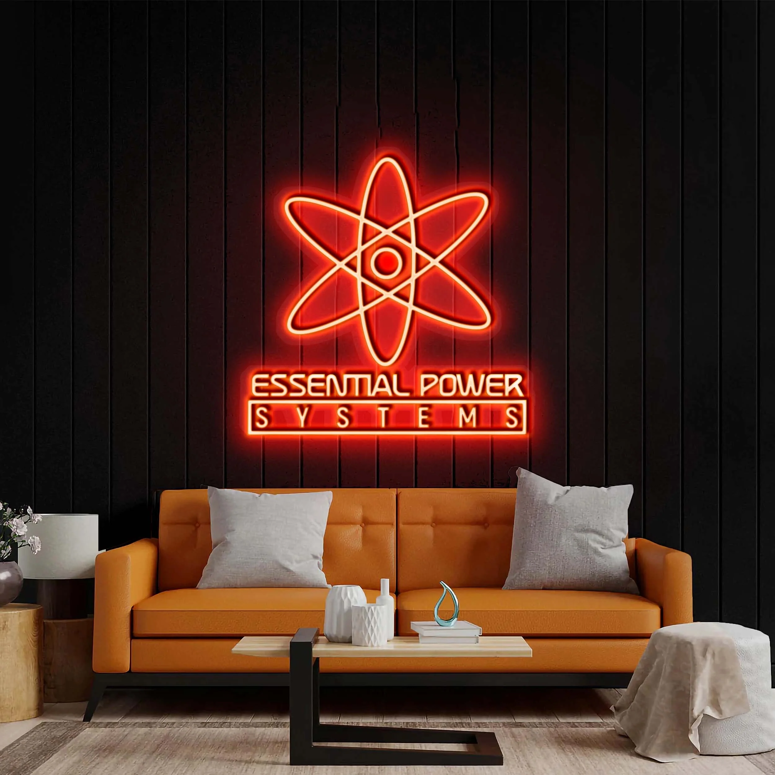ESSENTIAL POWER SYSTEMS (logo on top) - Pemium Neon Artwork