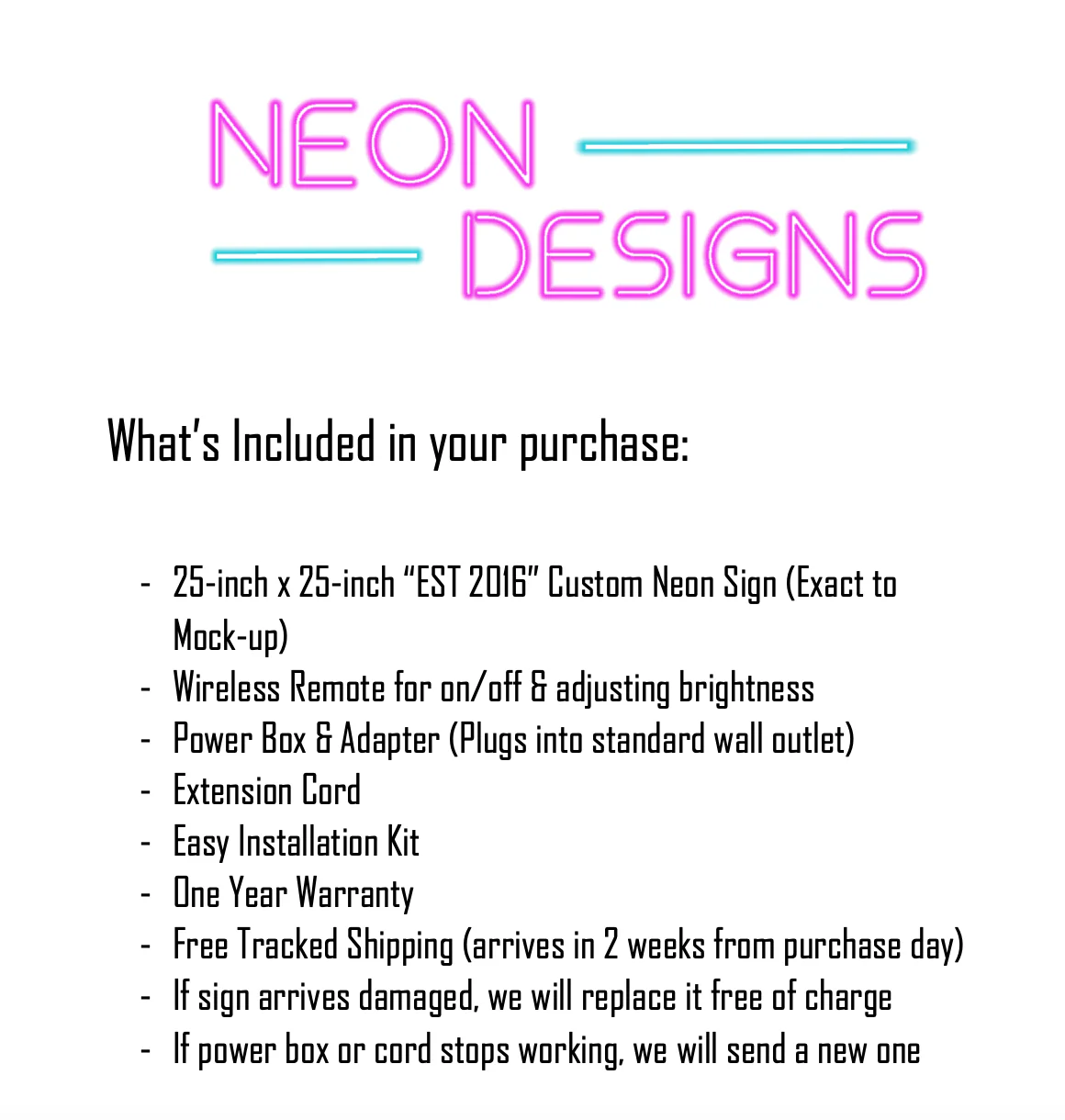 EST 2016 - Premium Neon Artwork - Image 2