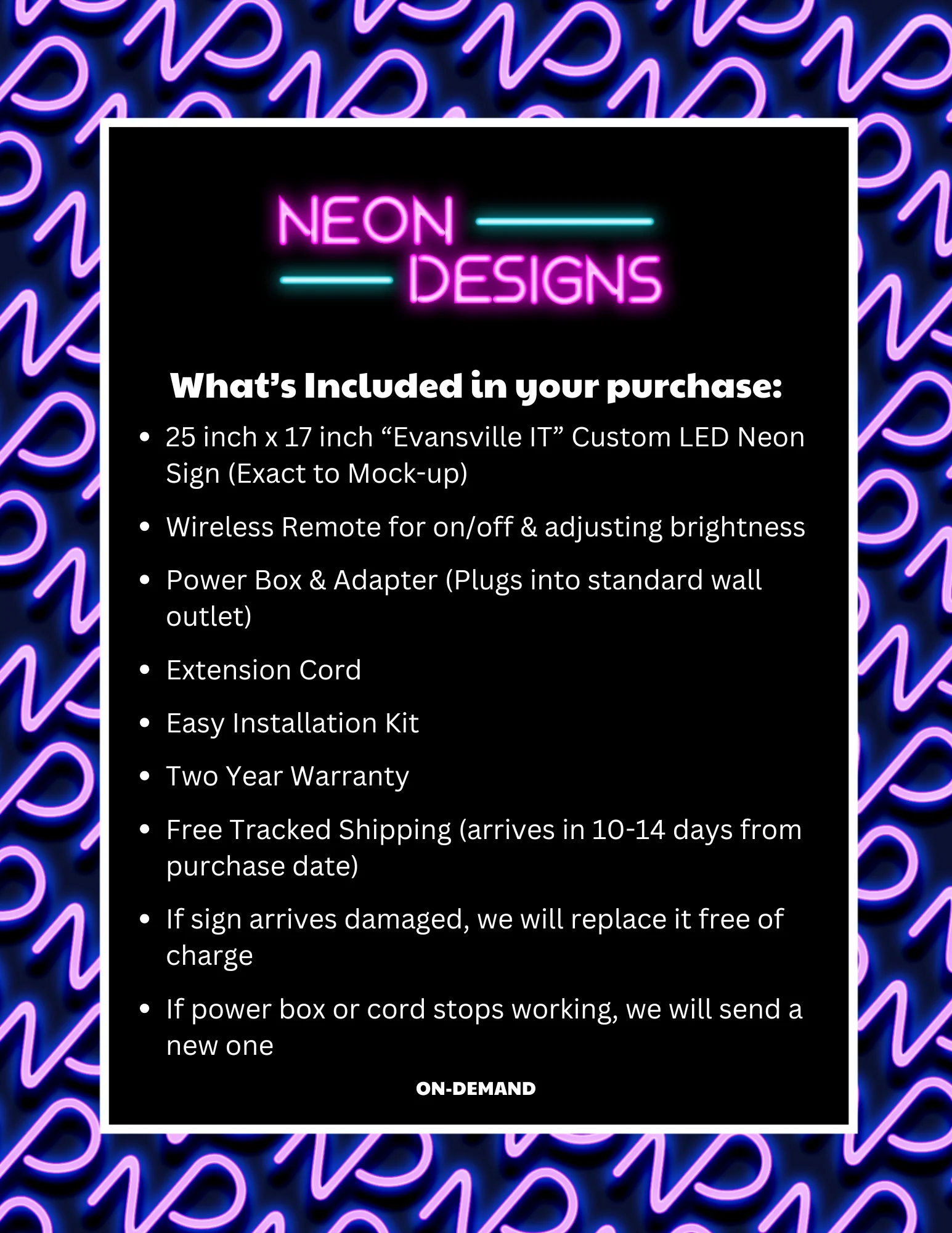 Evansville IT - Premium Neon Artwork - Image 2