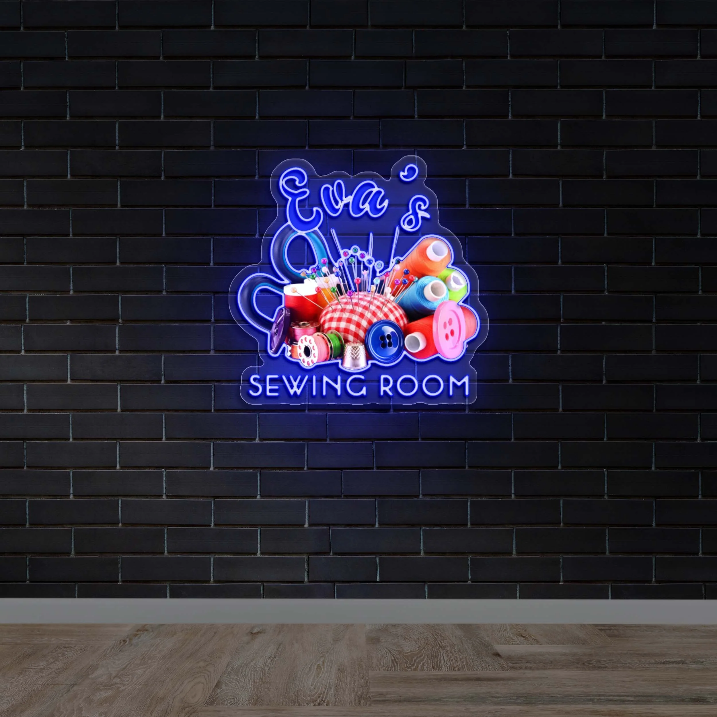 Eva's SEWING ROOM - Premium Neon Artwork
