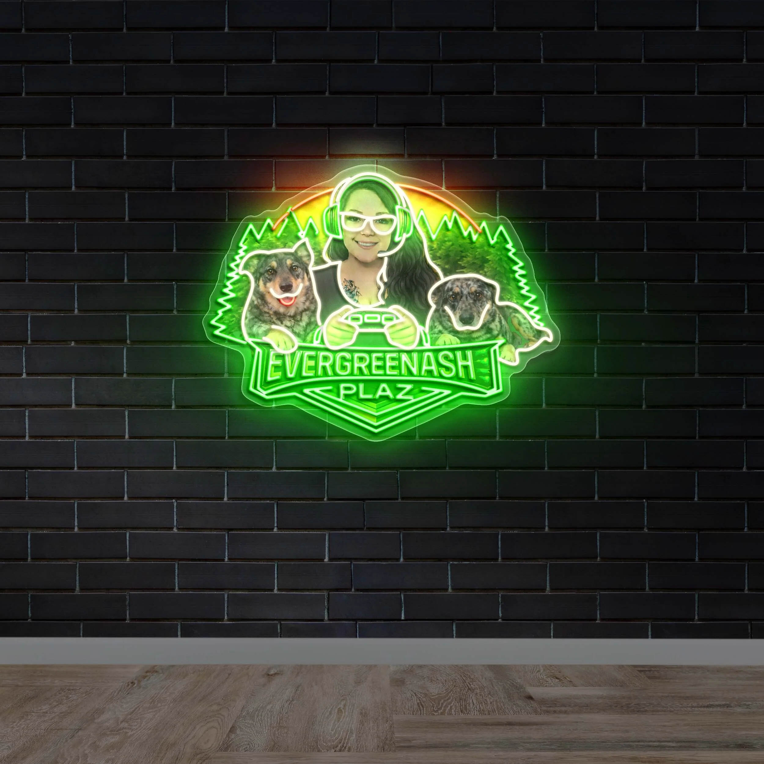EVERGREENASH - Premium Neon Artwork