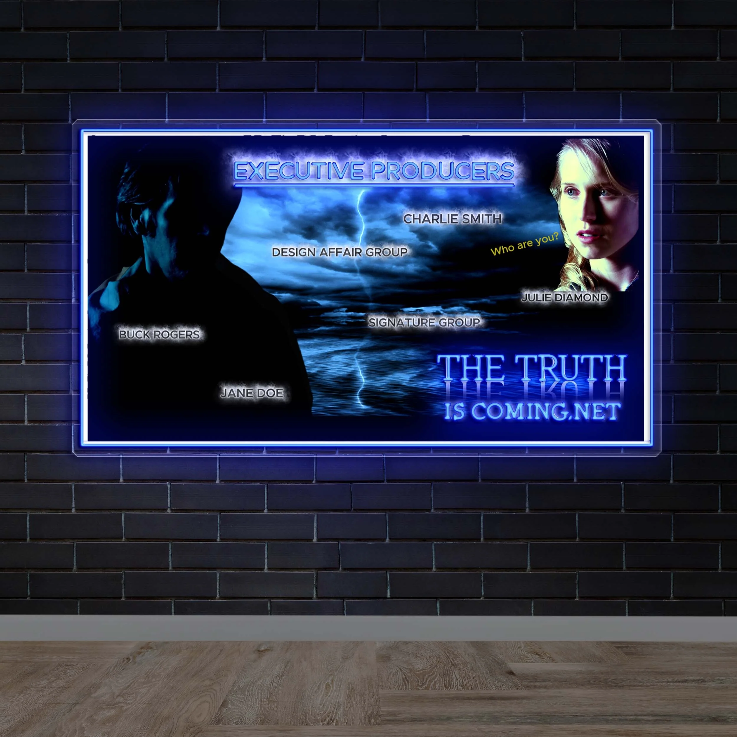 EXECUTIVE PRODUCERS - Premium Neon Artwork