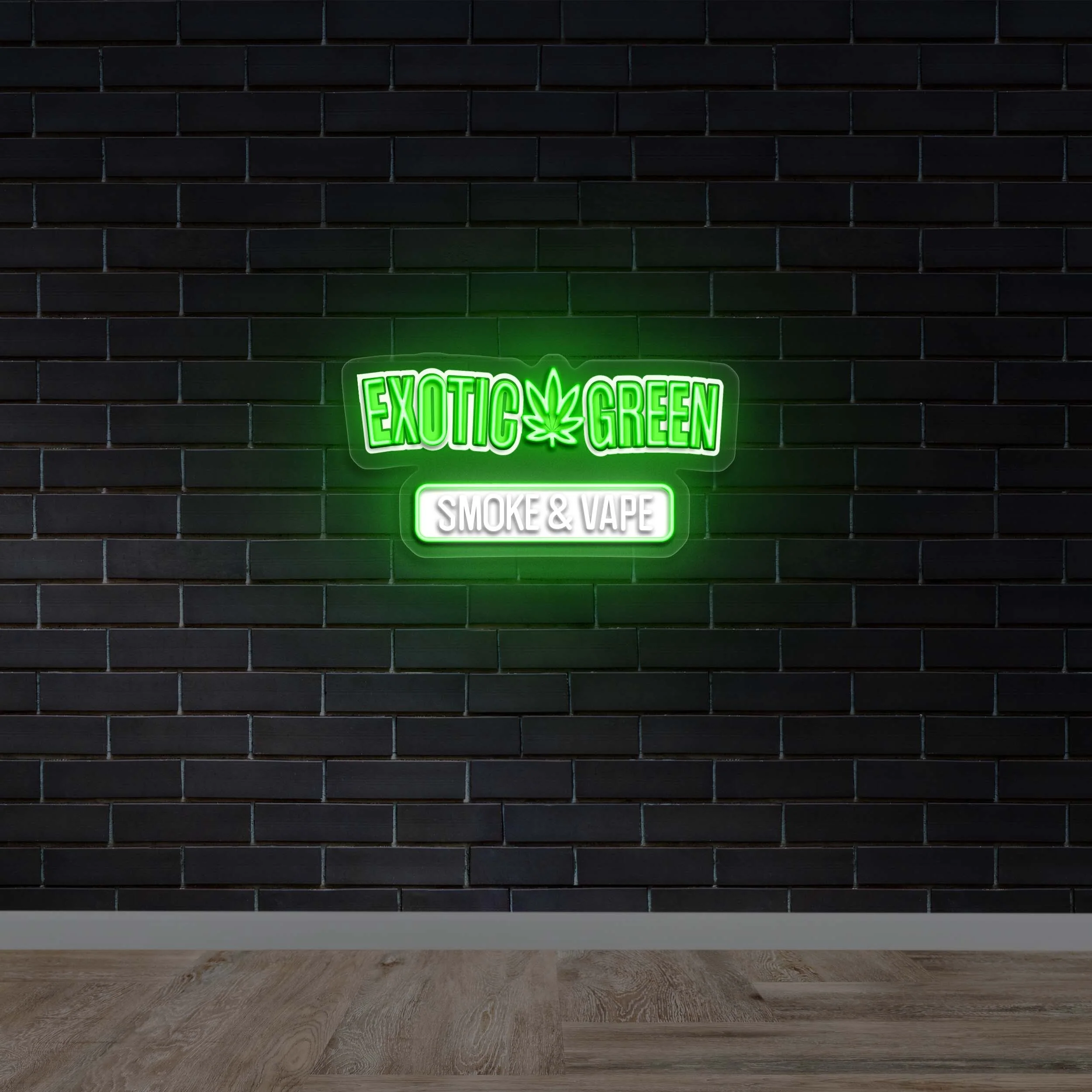 EXOTIC GREEN - Premium Neon Artwork