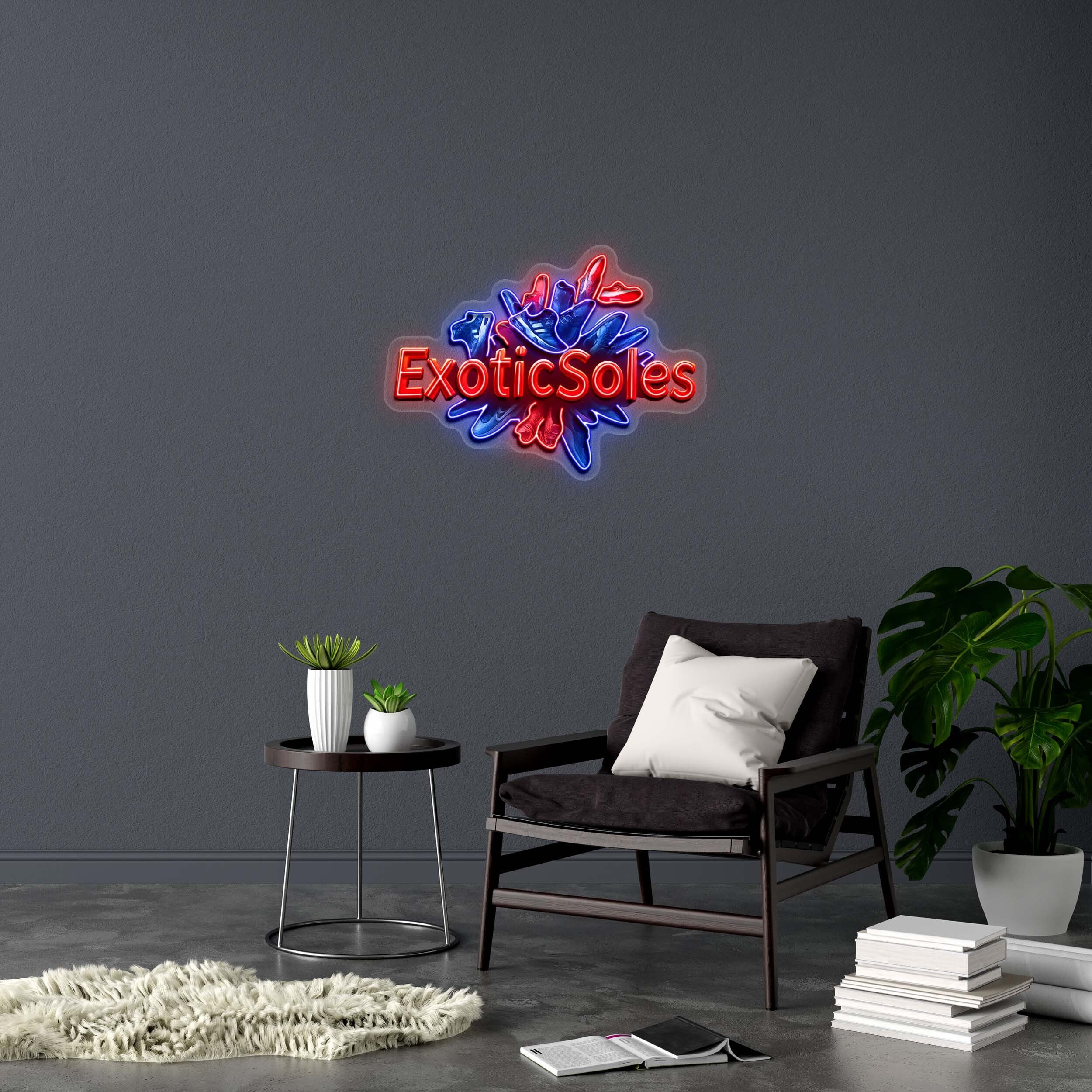 ExoticSoles - Premium Neon Artwork