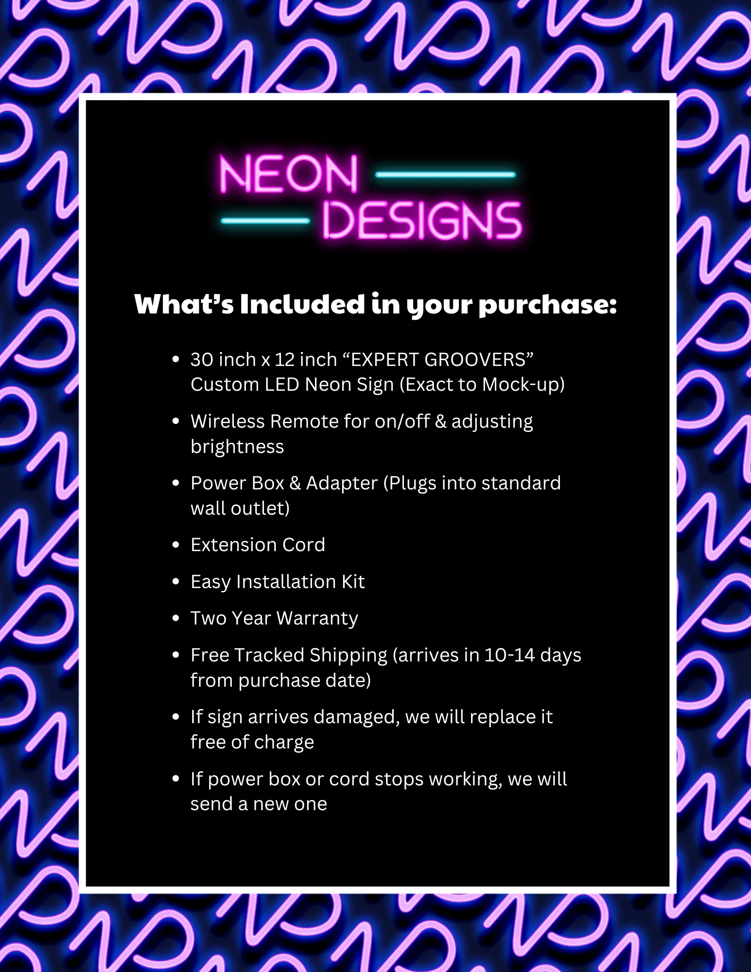 EXPERT GROOVERS - Premium Neon Artwork - Image 2