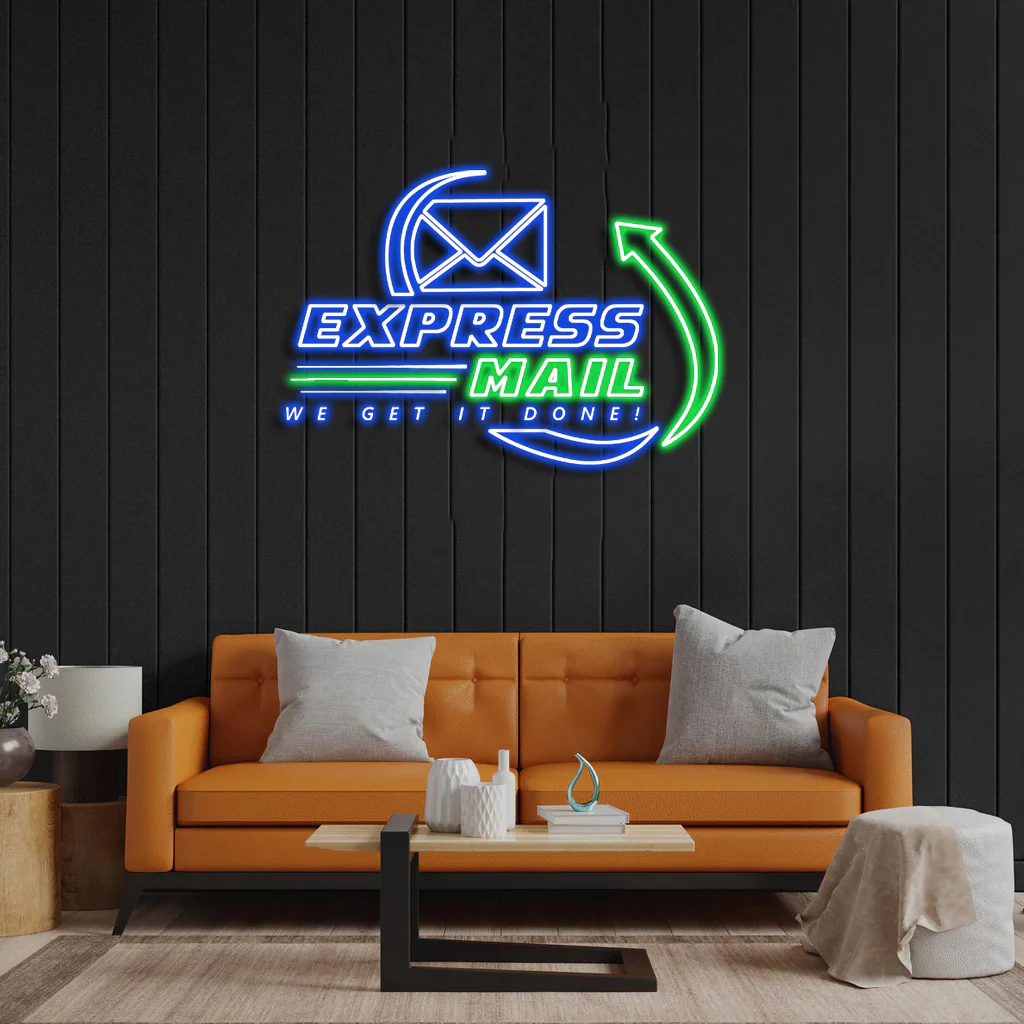 EXPRESS MAIL - Premium Neon Artwork