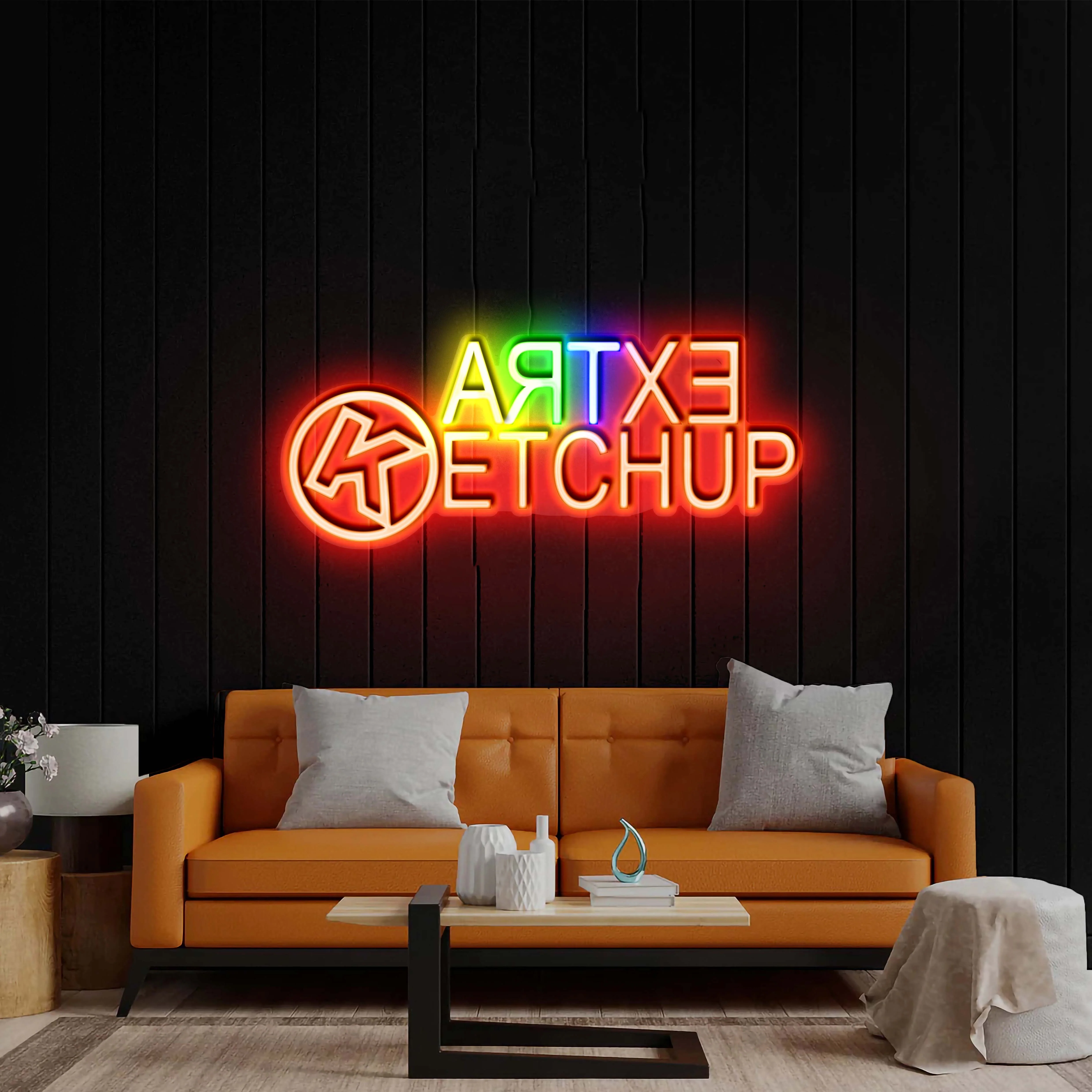 EXTRA KETCHUP - Premium Neon Artwork
