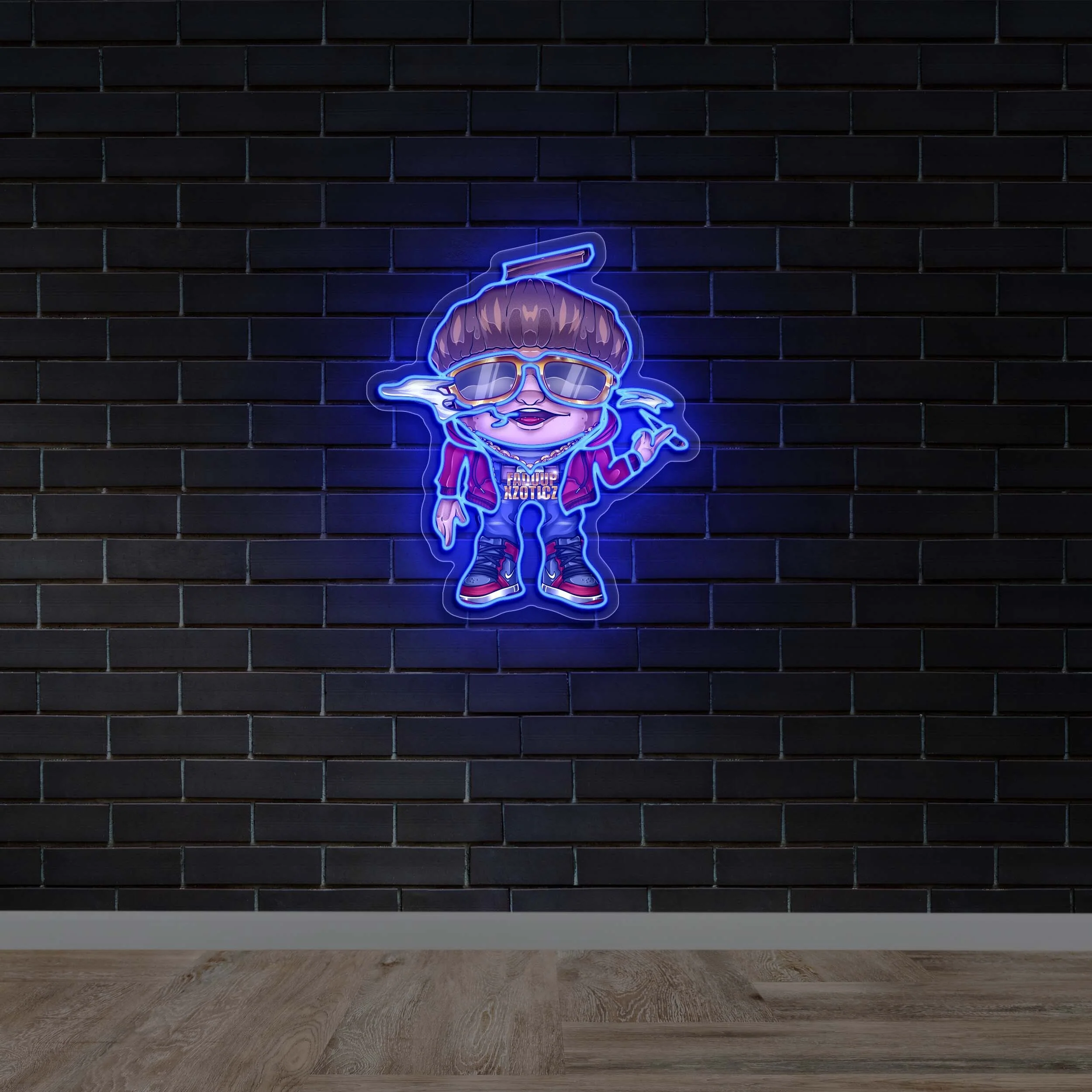 Faduup Xzoticz - Premium Neon Artwork