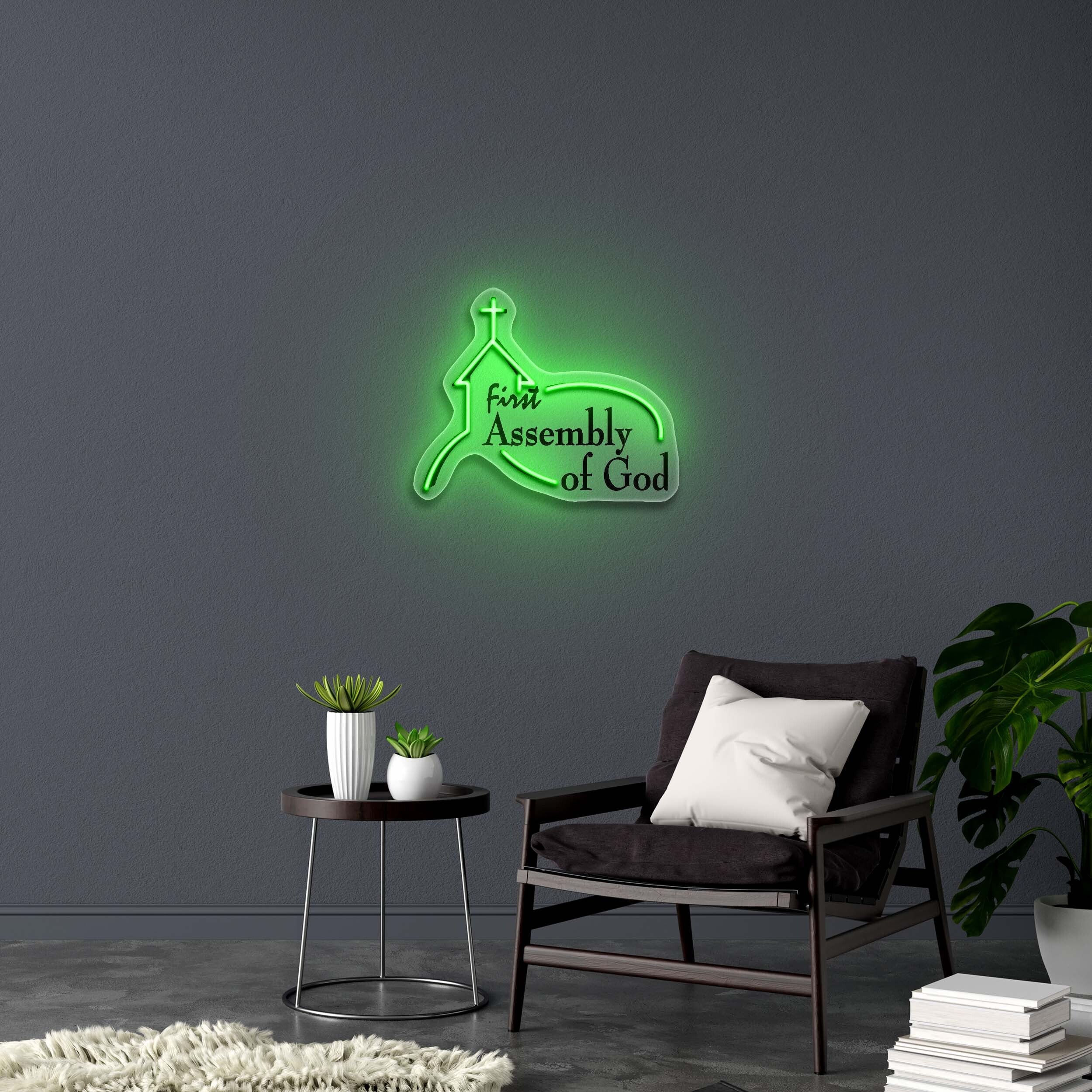 FAITH ASSEMBLY OF GOD - Premium Neon Artwork