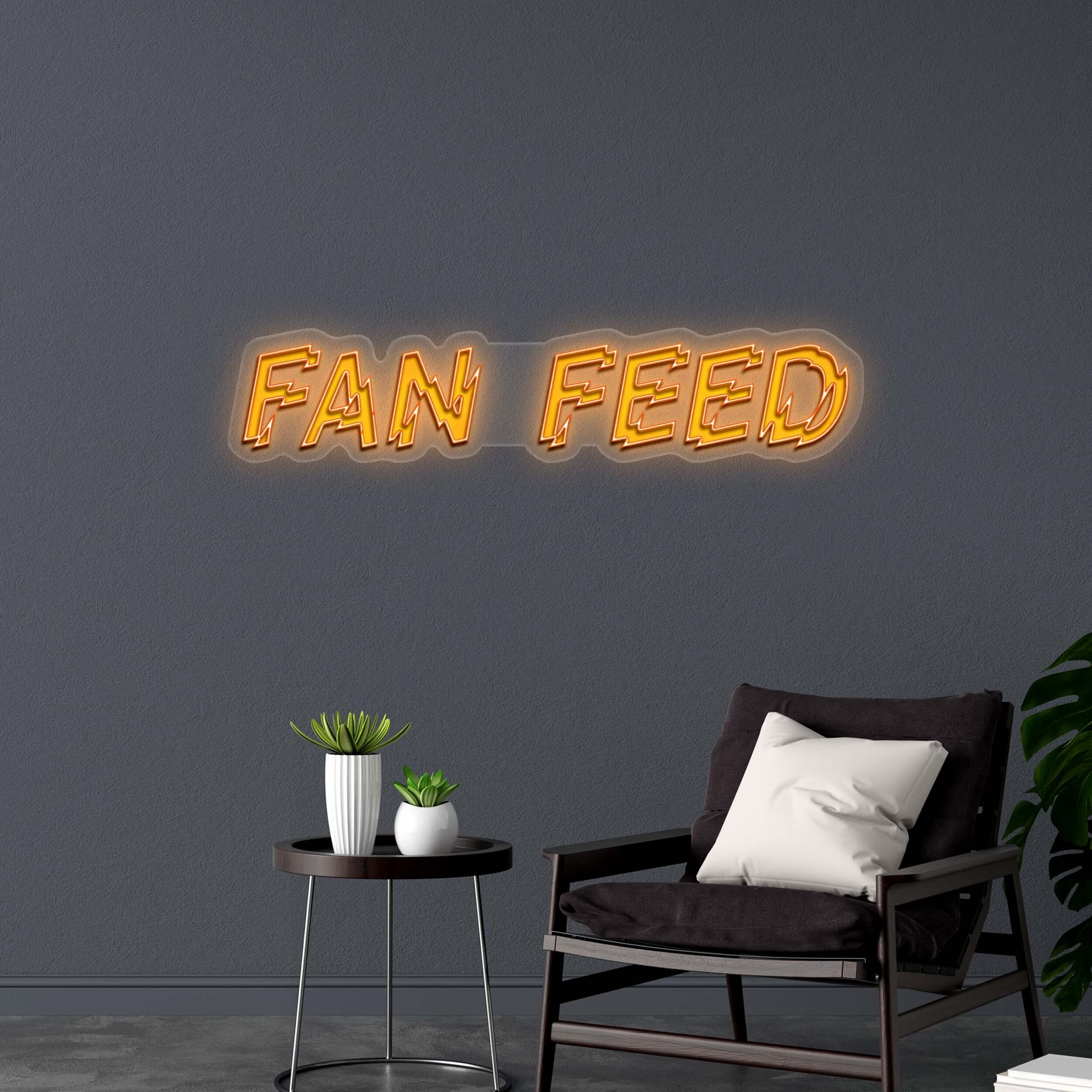 FAN FEED - Premium Neon Artwork - Image 2