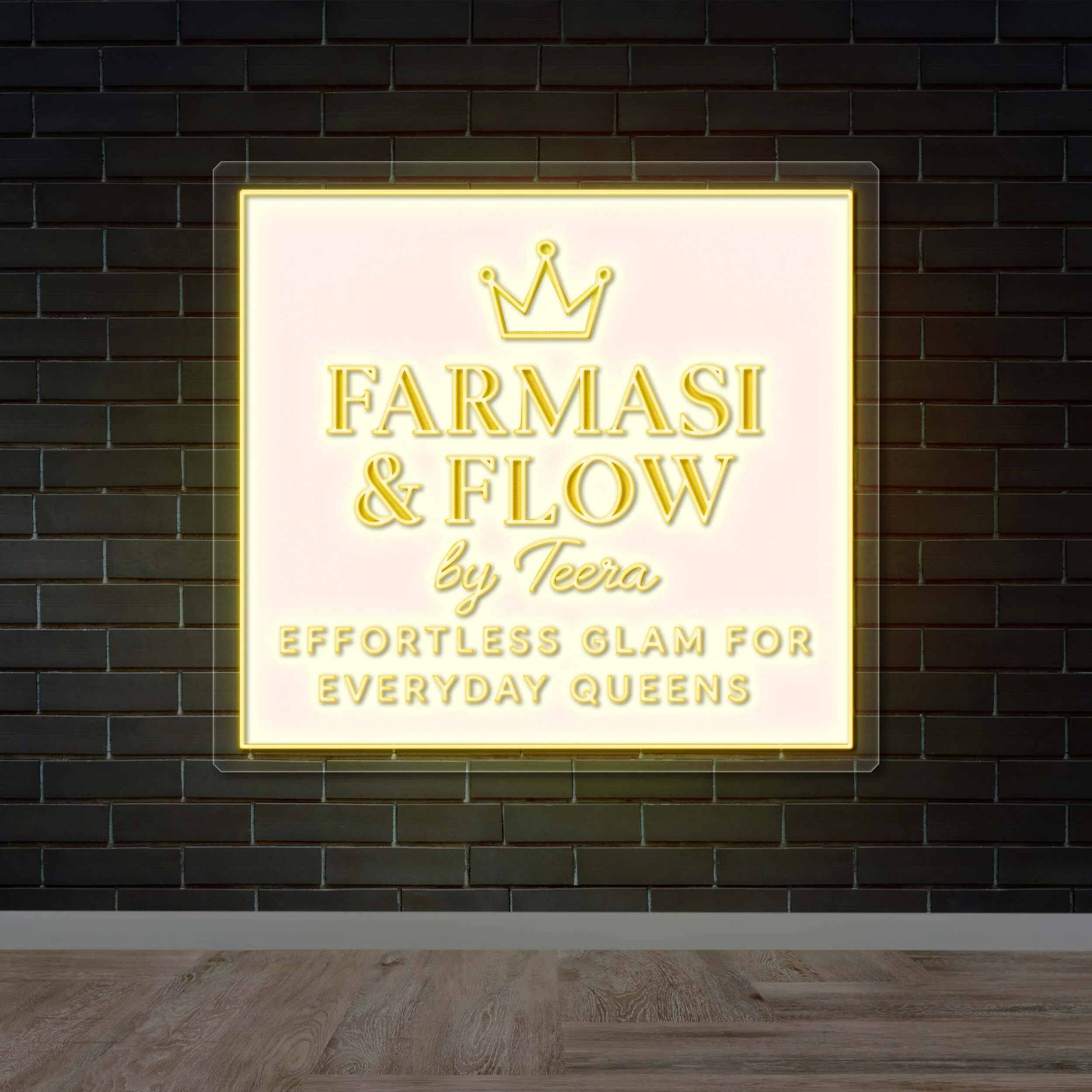 Farmasi & Flow - Premium Neon Artwork