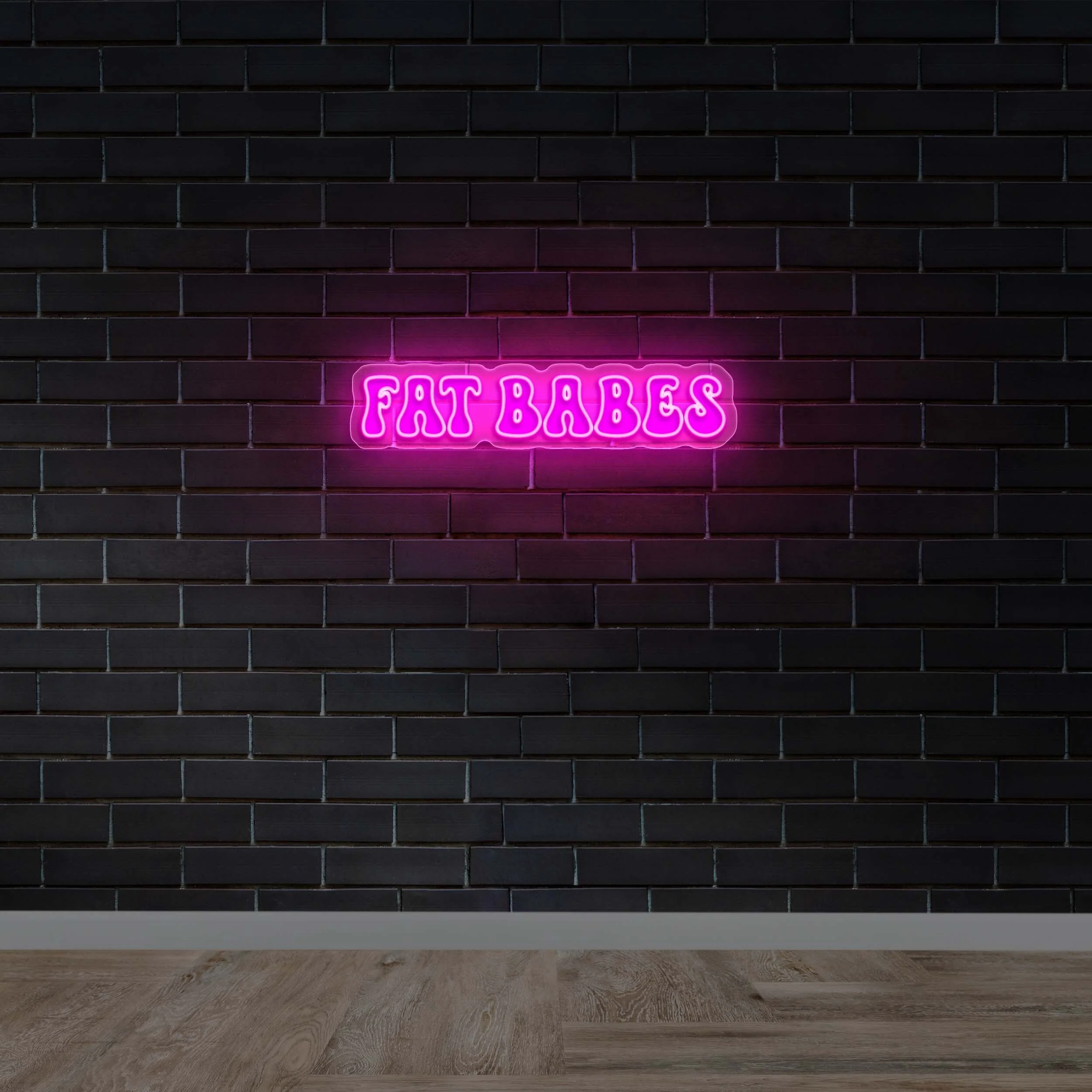 Fat Babes - Premium Neon Artwork