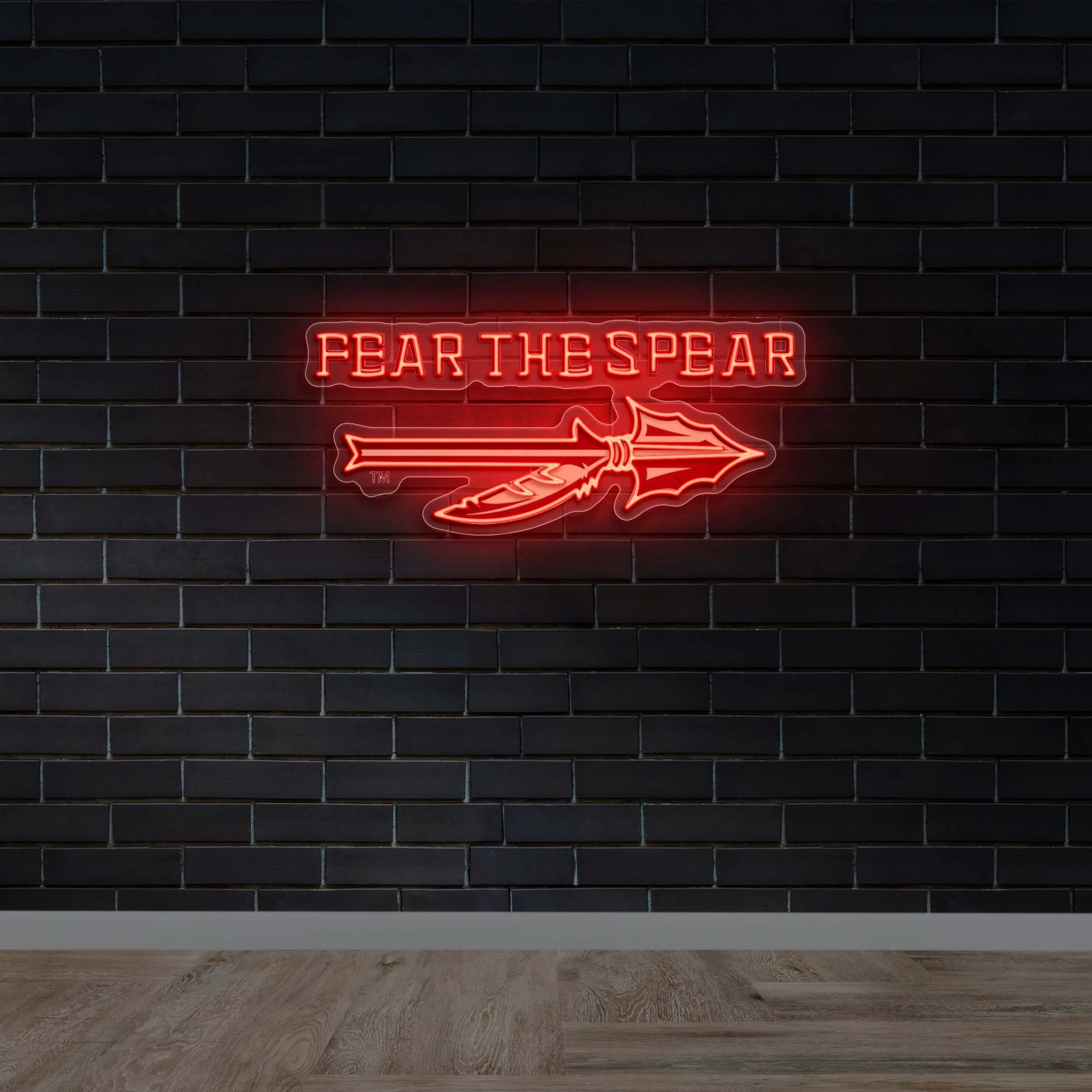 Fear the Spear - Premium Neon Artwork