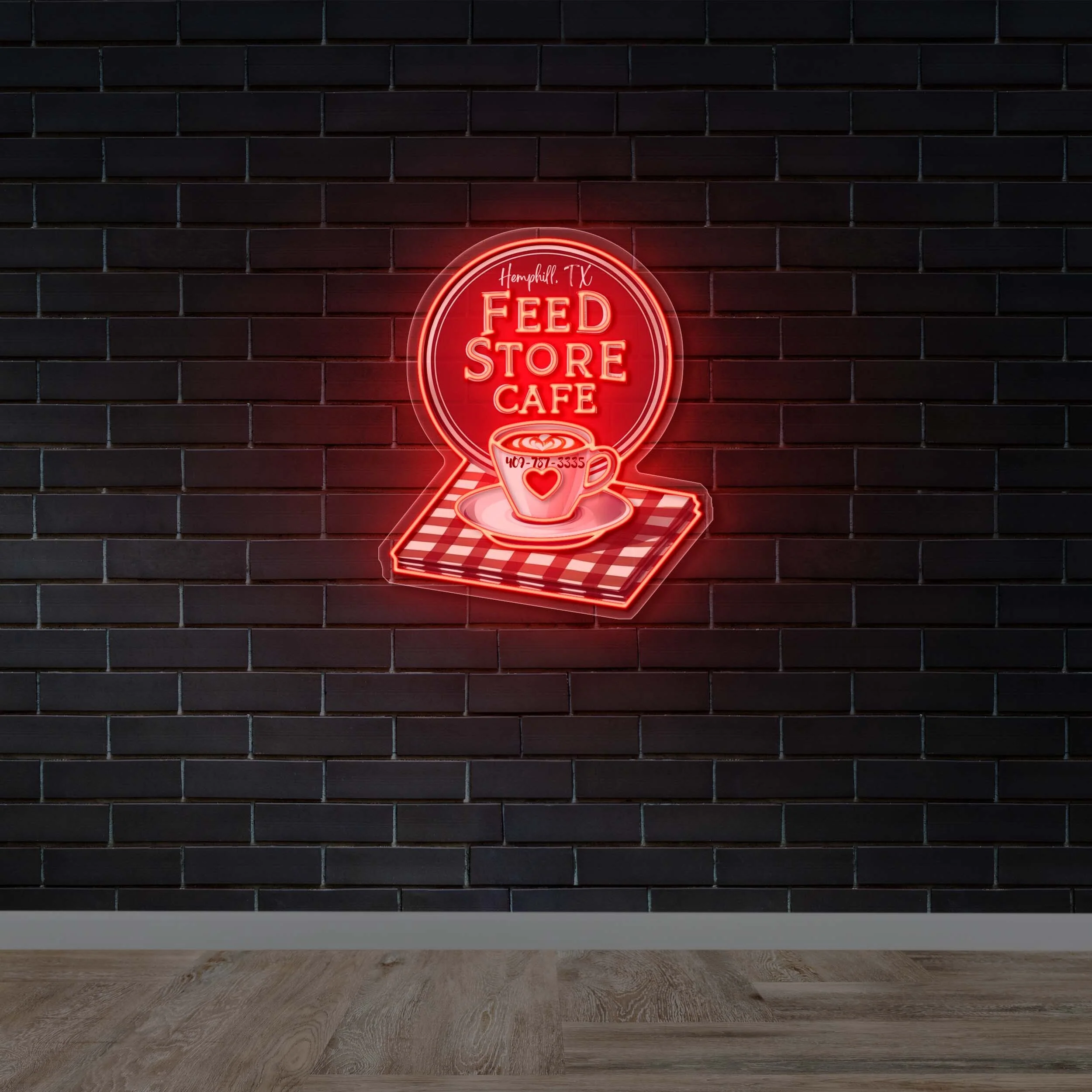 Feed Store Cafe - Premium Neon Artwork
