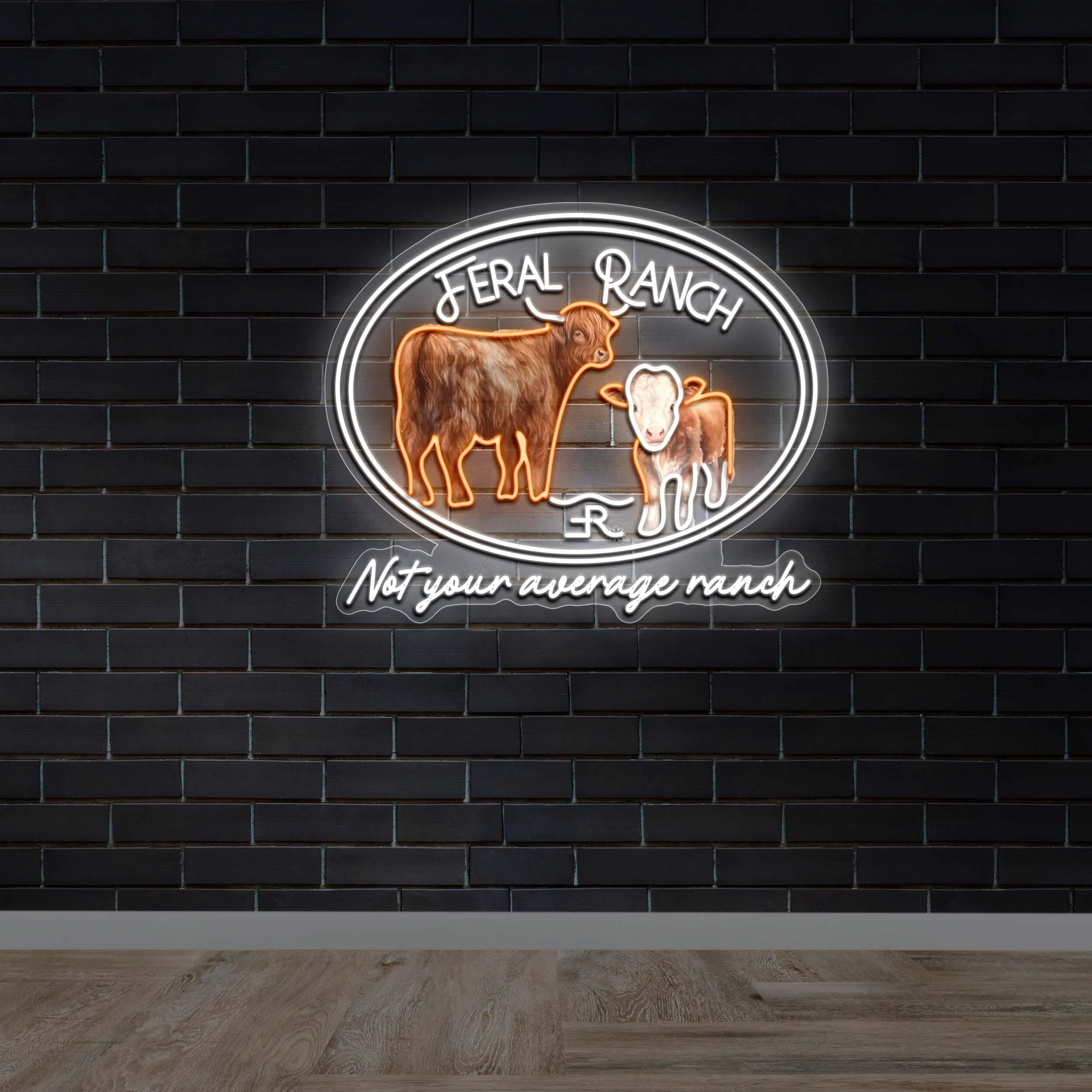 Feral Ranch - Premium Neon Artwork
