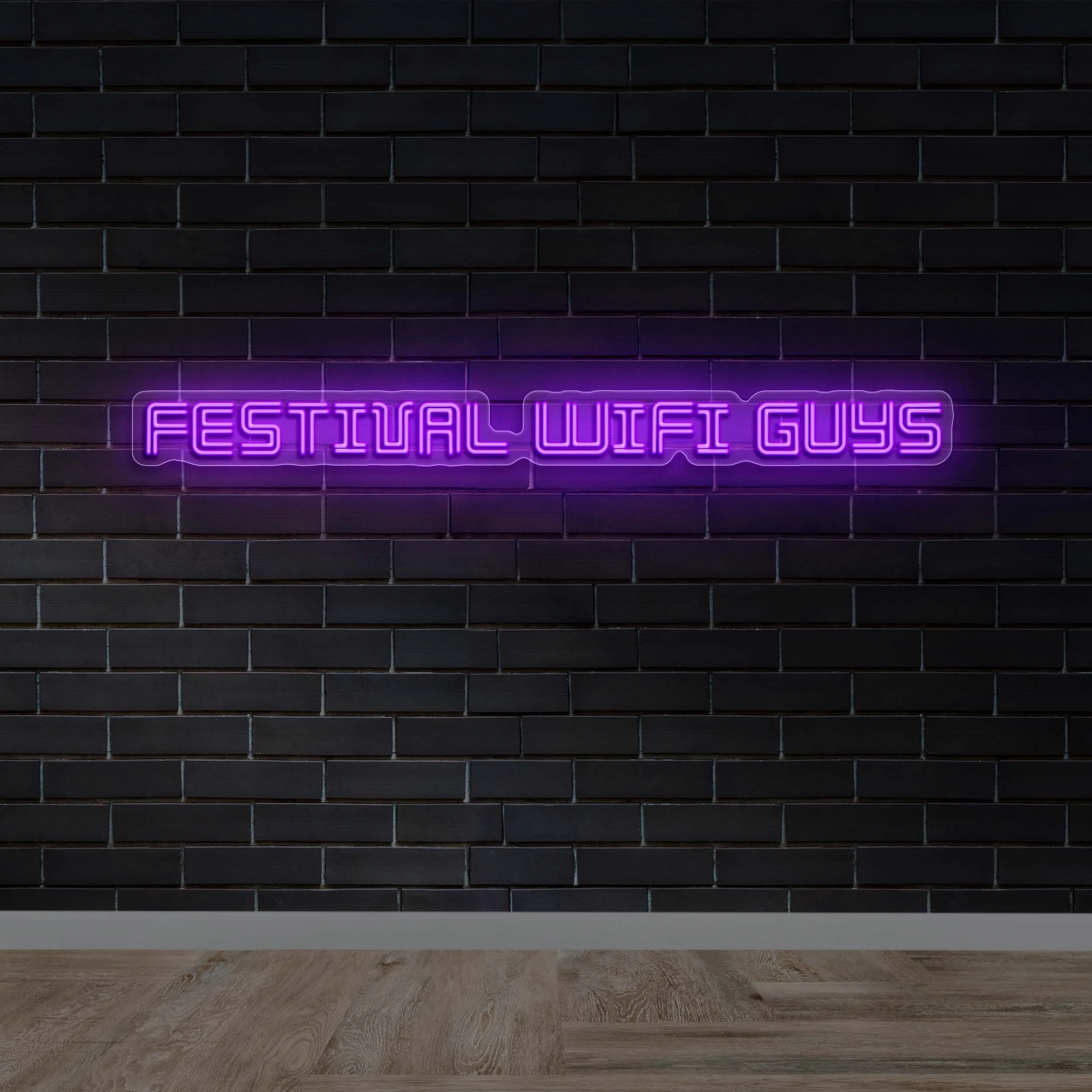 FESTIVAL WIFI GUYS - Premium Neon Artwork