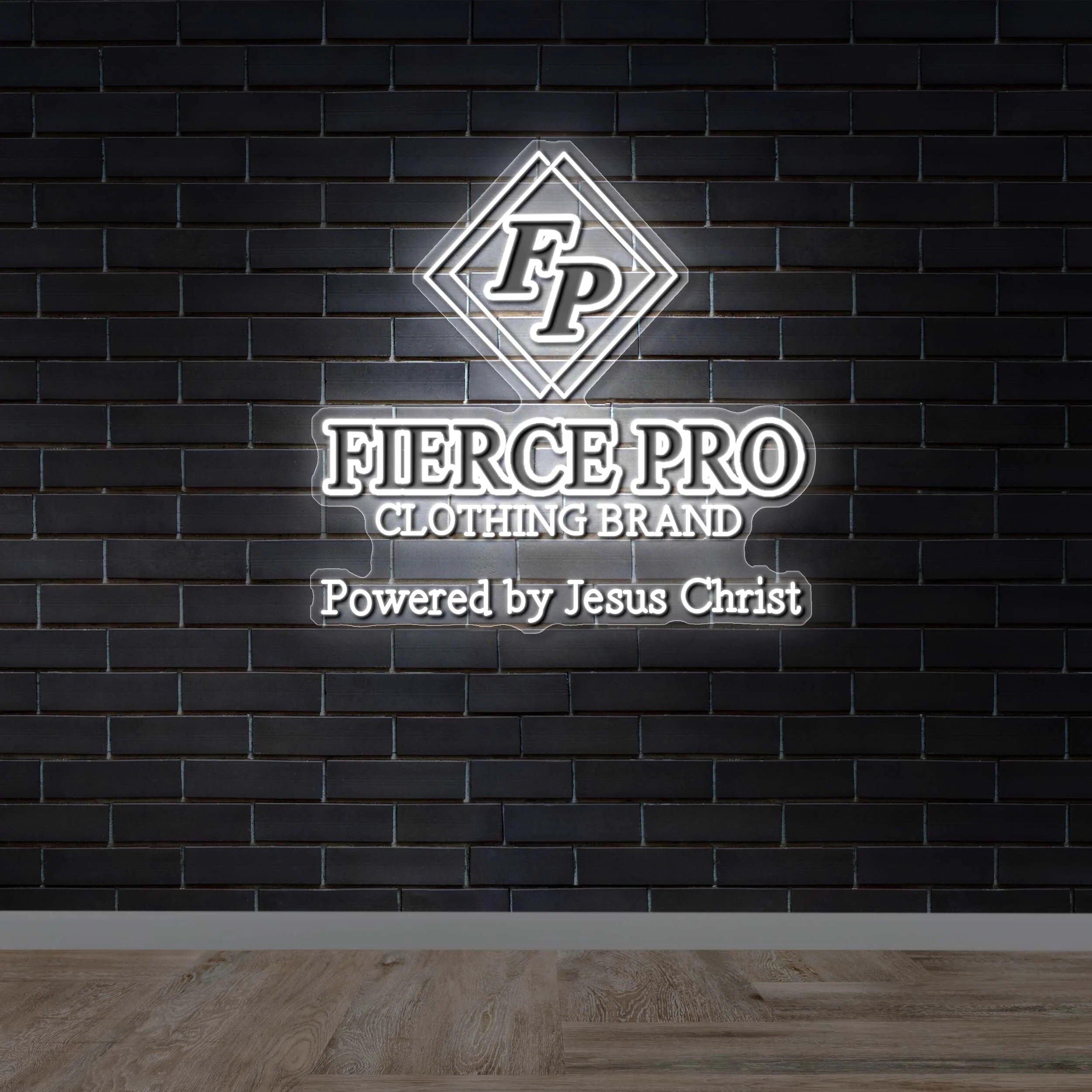 FIERCE PRO CLOTHING BRAND - Premium Neon Artwork