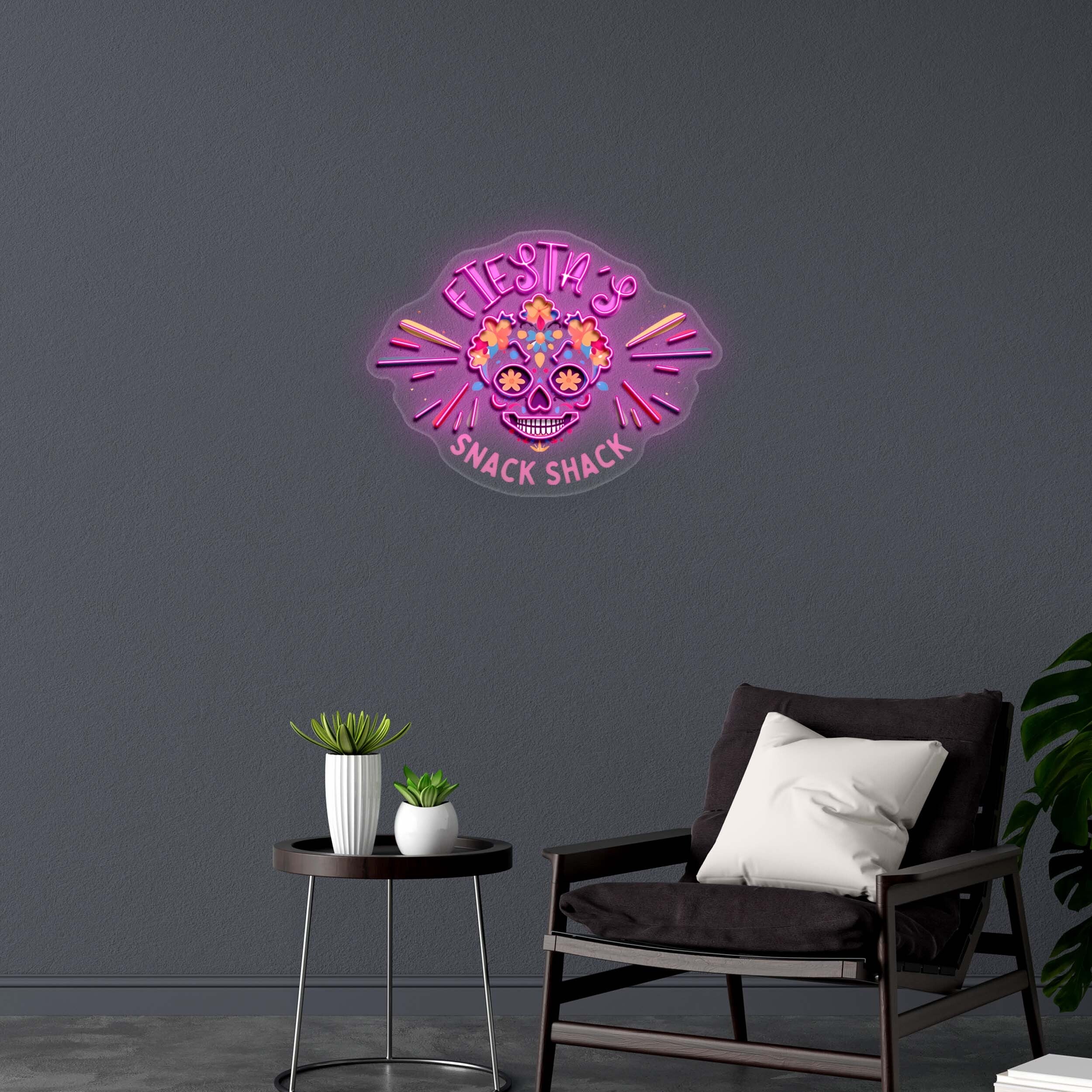 FIESTA'S Snack Shack - Premium Neon Artwork - Image 2