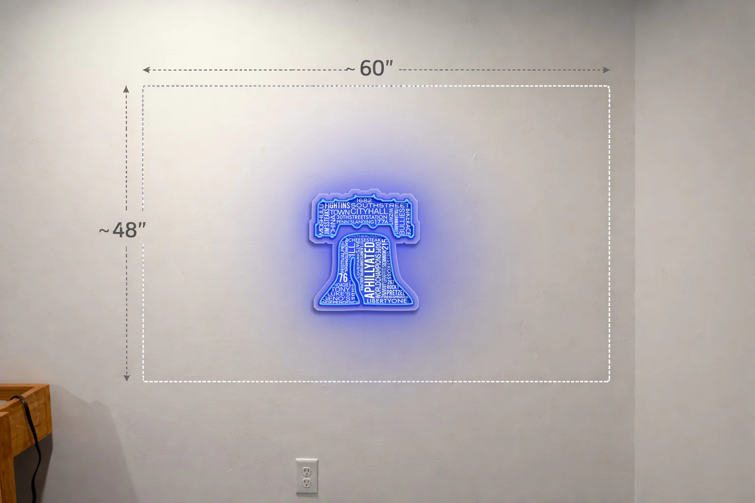 Fightins Southstreet Town Cityhall - Premium Neon Artwork - Image 3