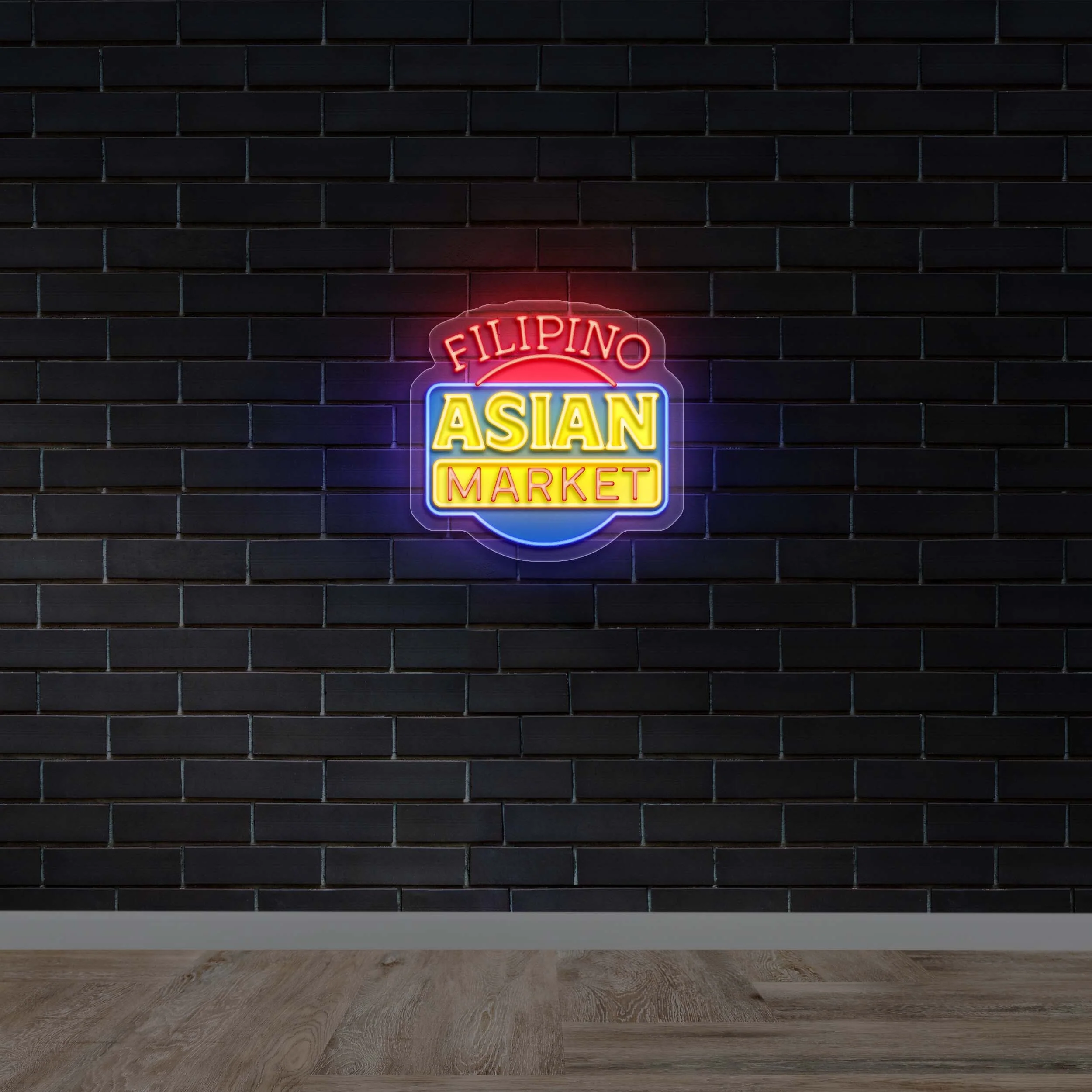 FILIPINO ASIAN MARKET - Premium Neon Artwork