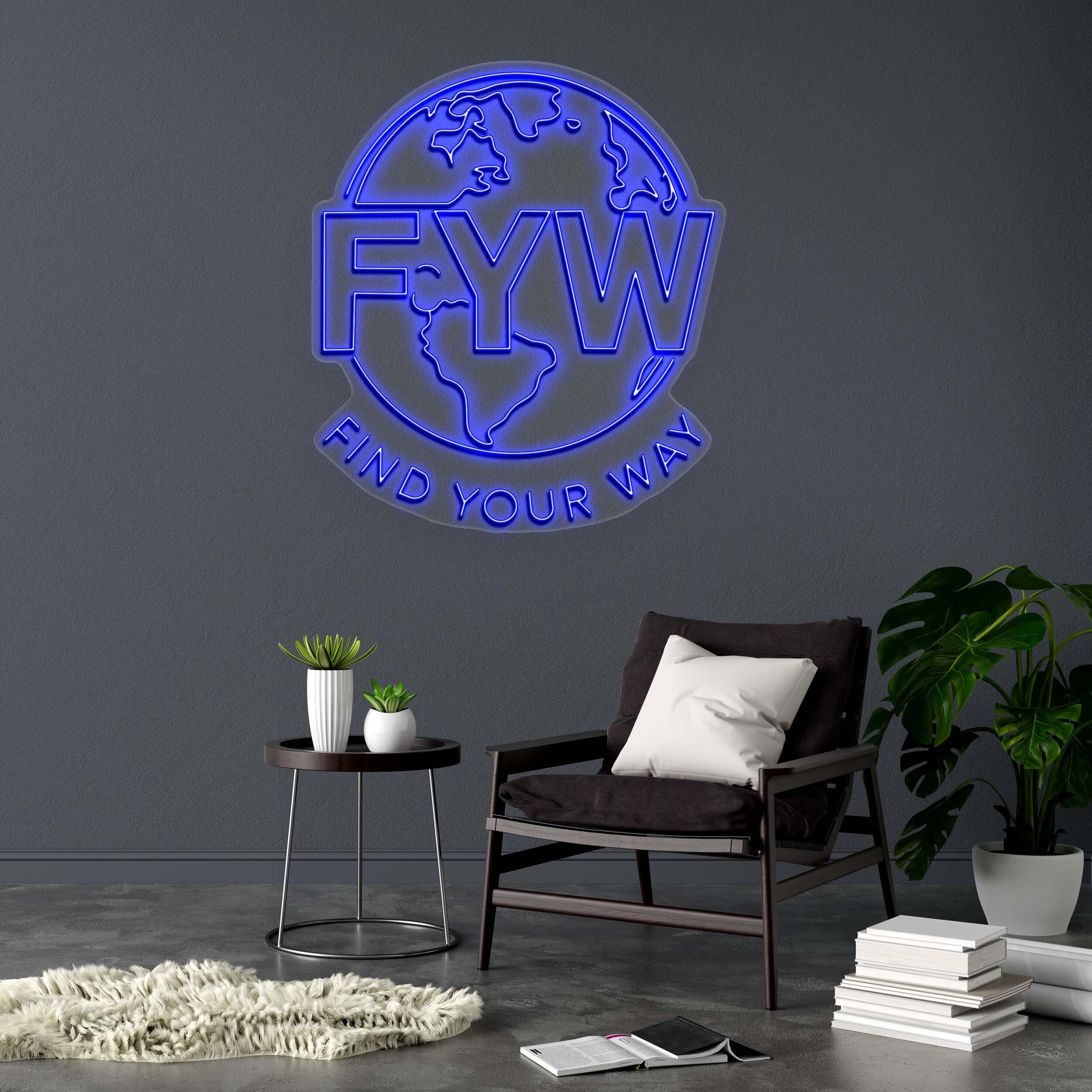 FIND YOUR WAY - Premium Neon Artwork