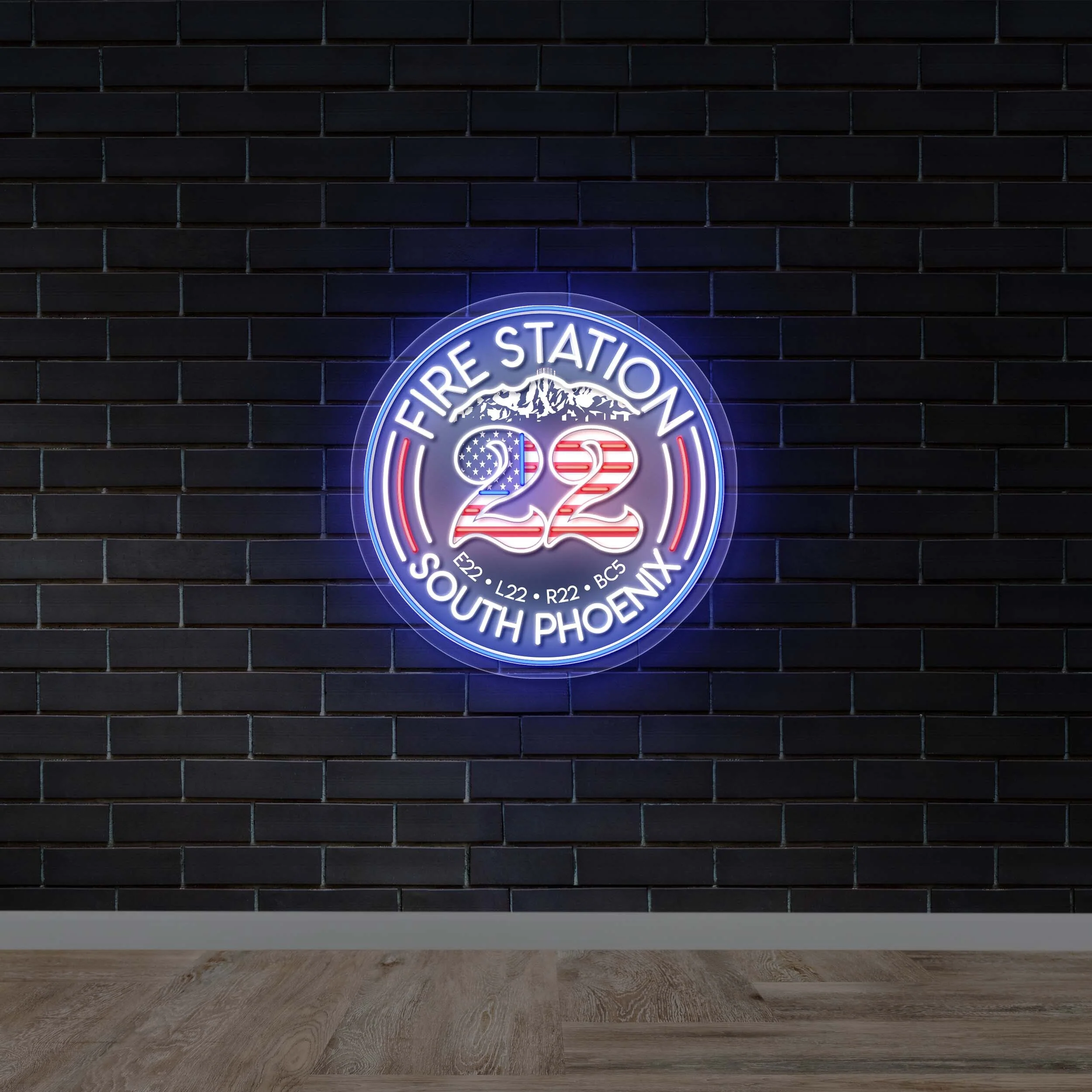 Fire Station 22 - Premium Neon Artwork