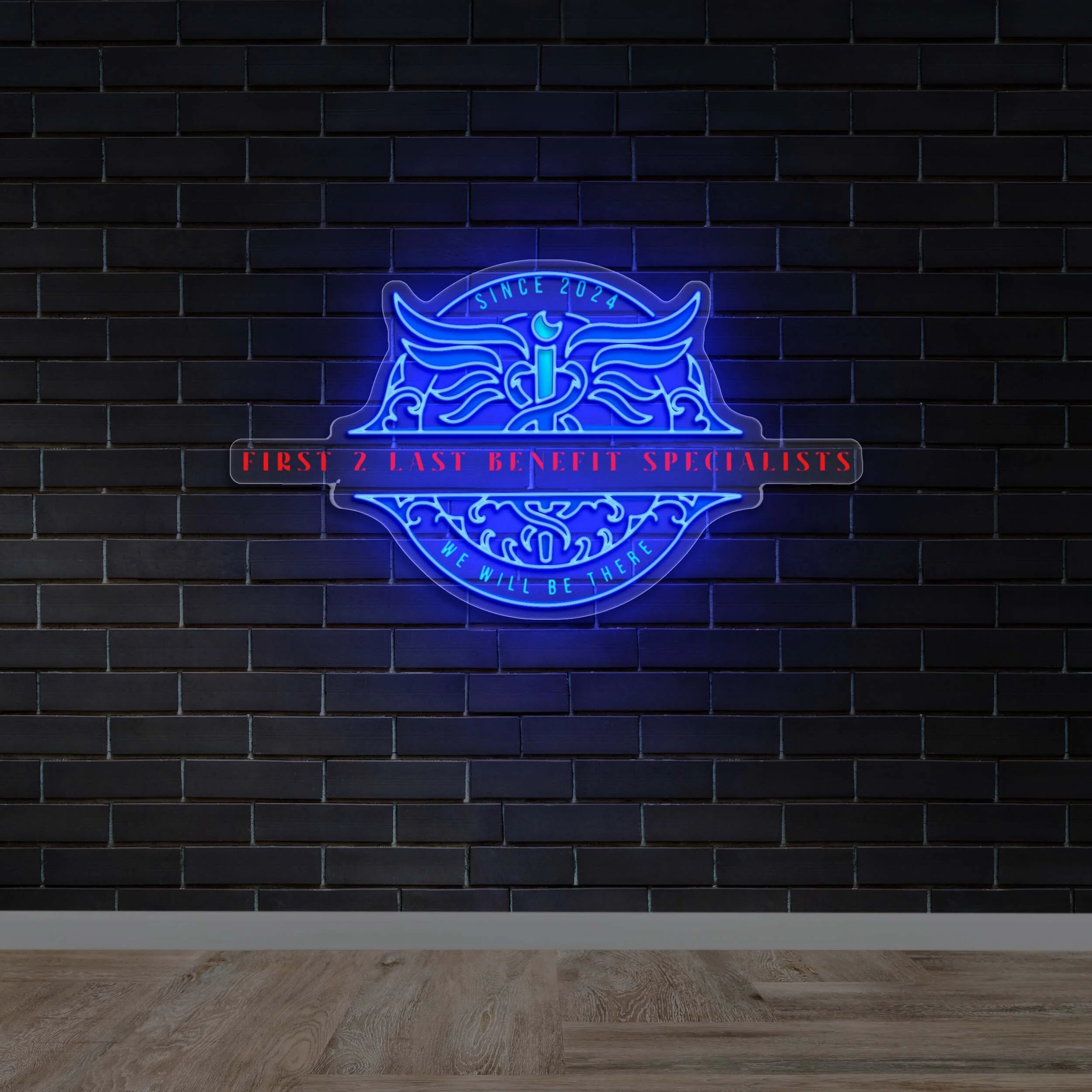 First 2 Fast Benefit Specialists - Premium Neon Artwork - Image 2