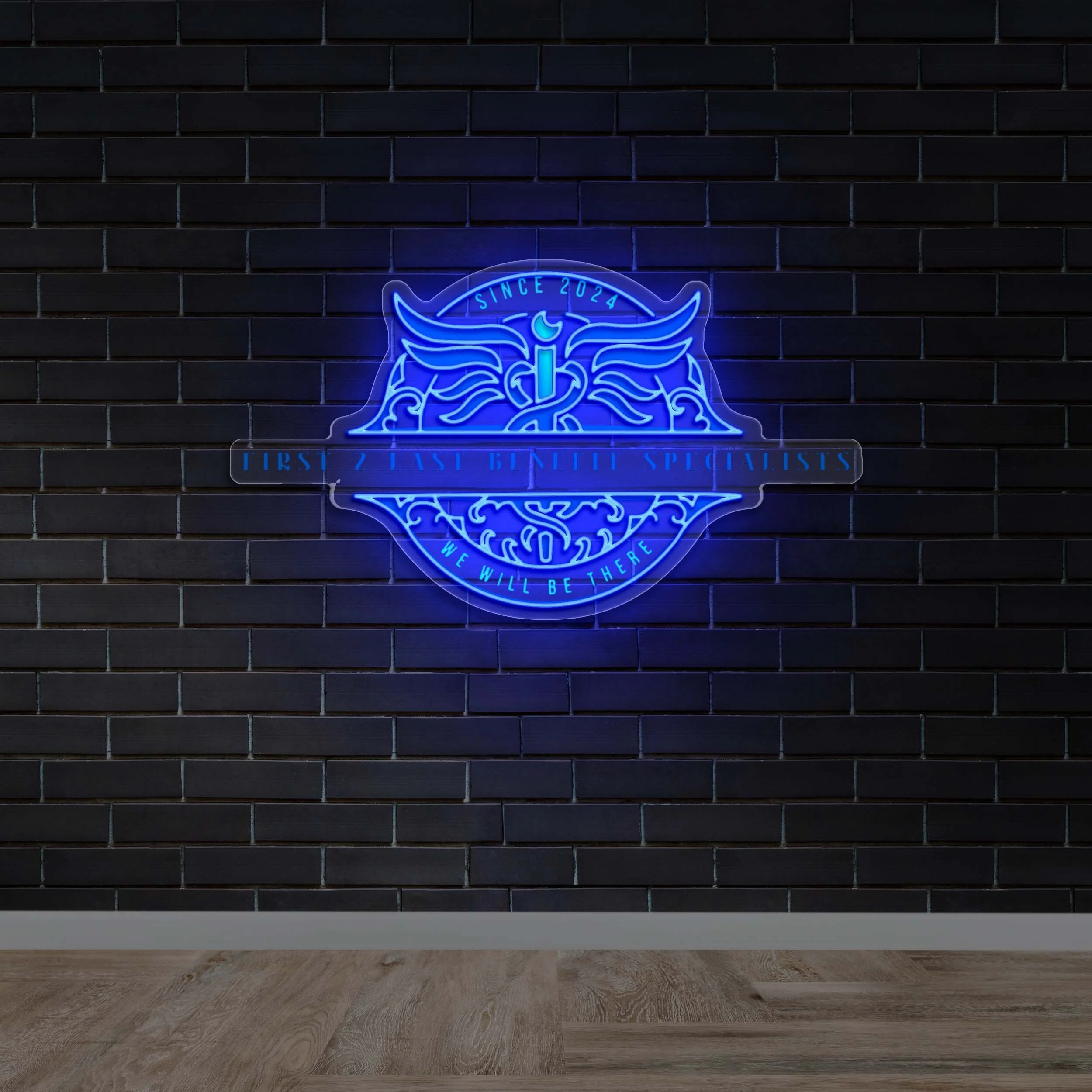 First 2 Fast Benefit Specialists - Premium Neon Artwork - Image 3