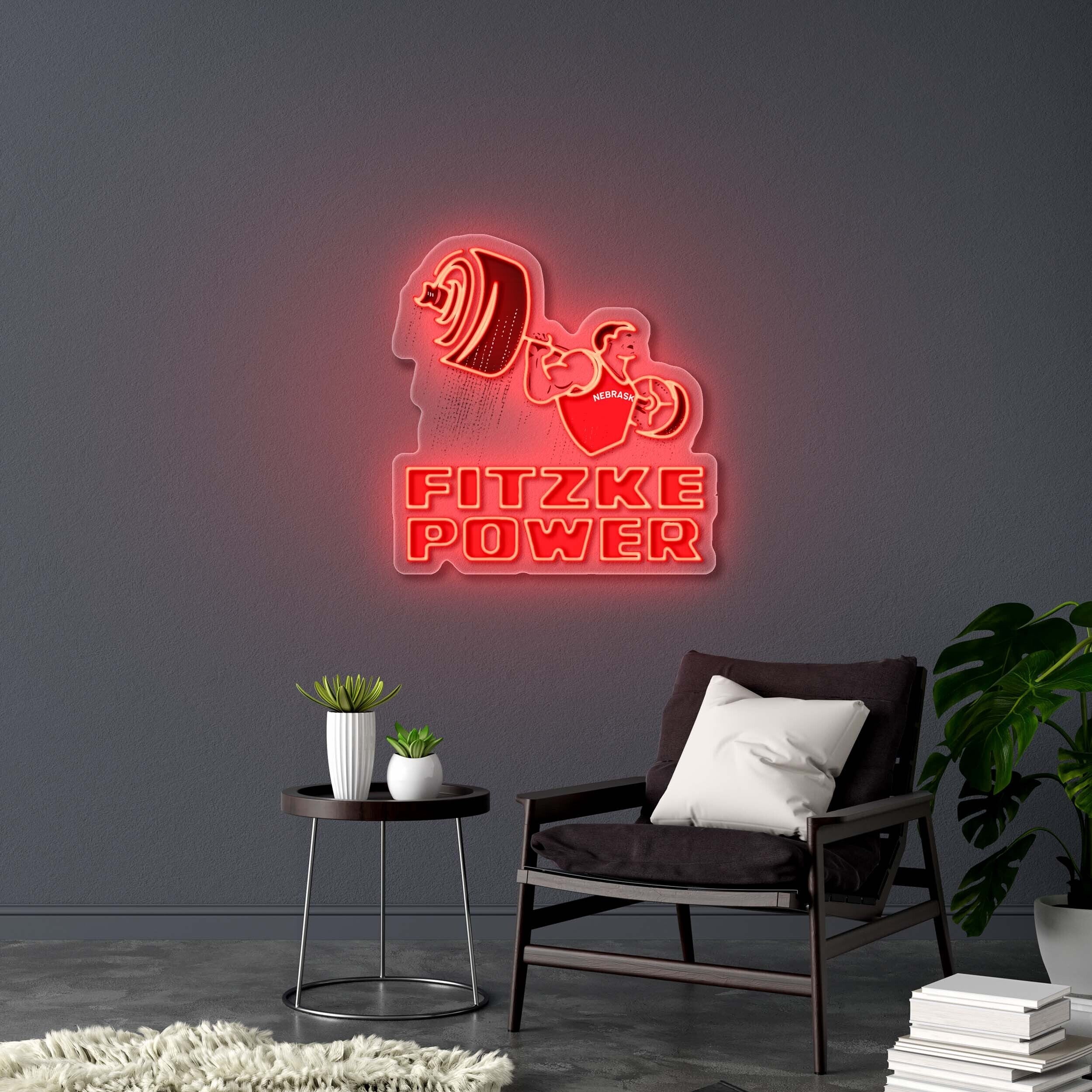 Fitzke Power - Premium Neon Artwork