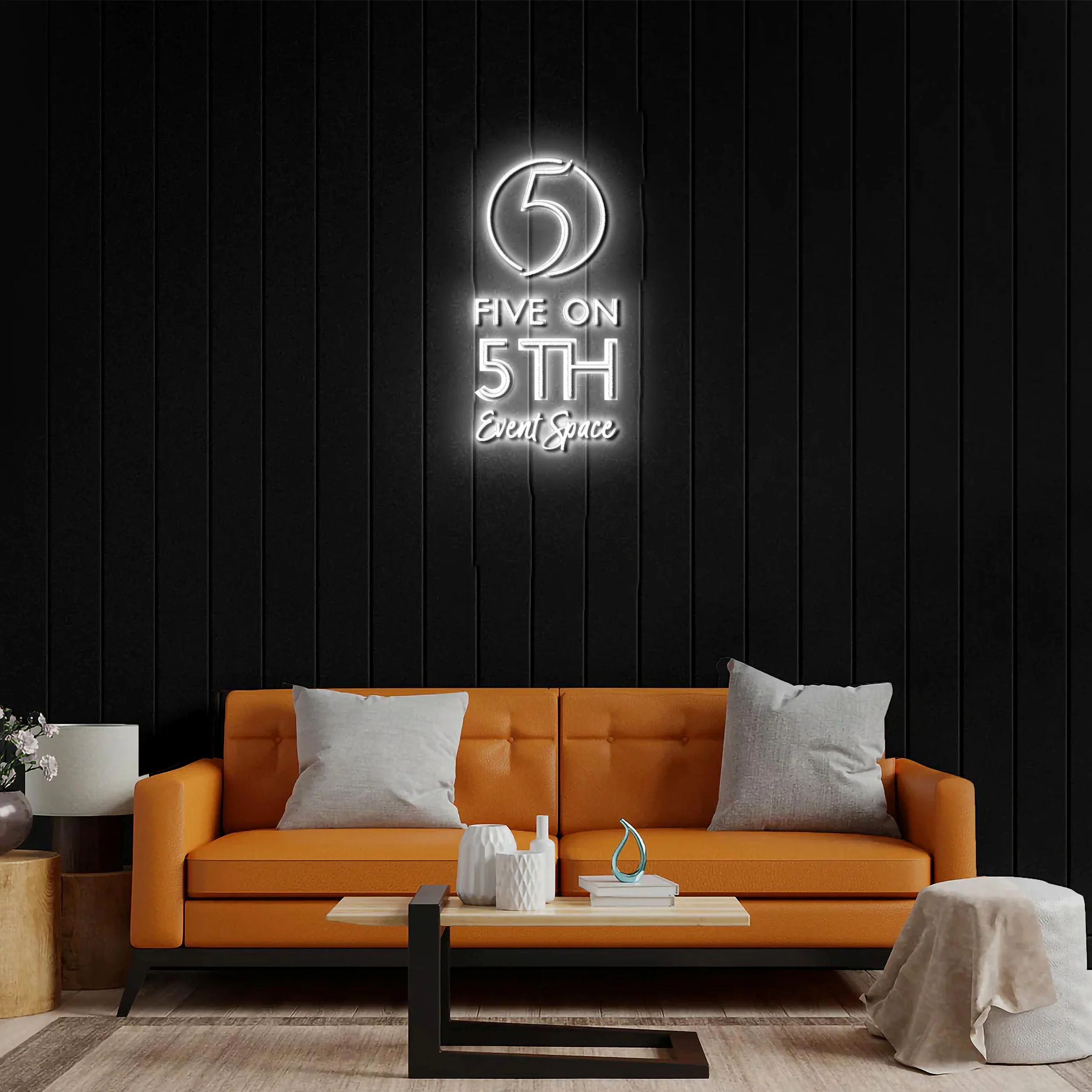 FIVE ON 5TH - Premium Neon Artwork