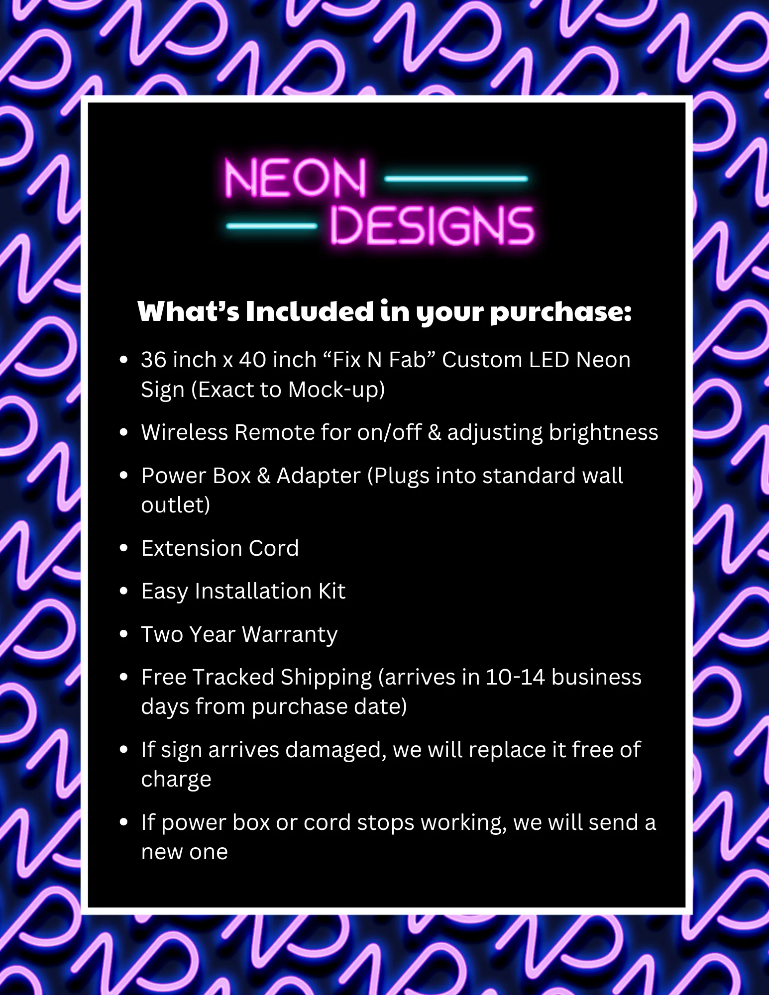 Fix N Fab - Premium Neon Artwork - Image 2