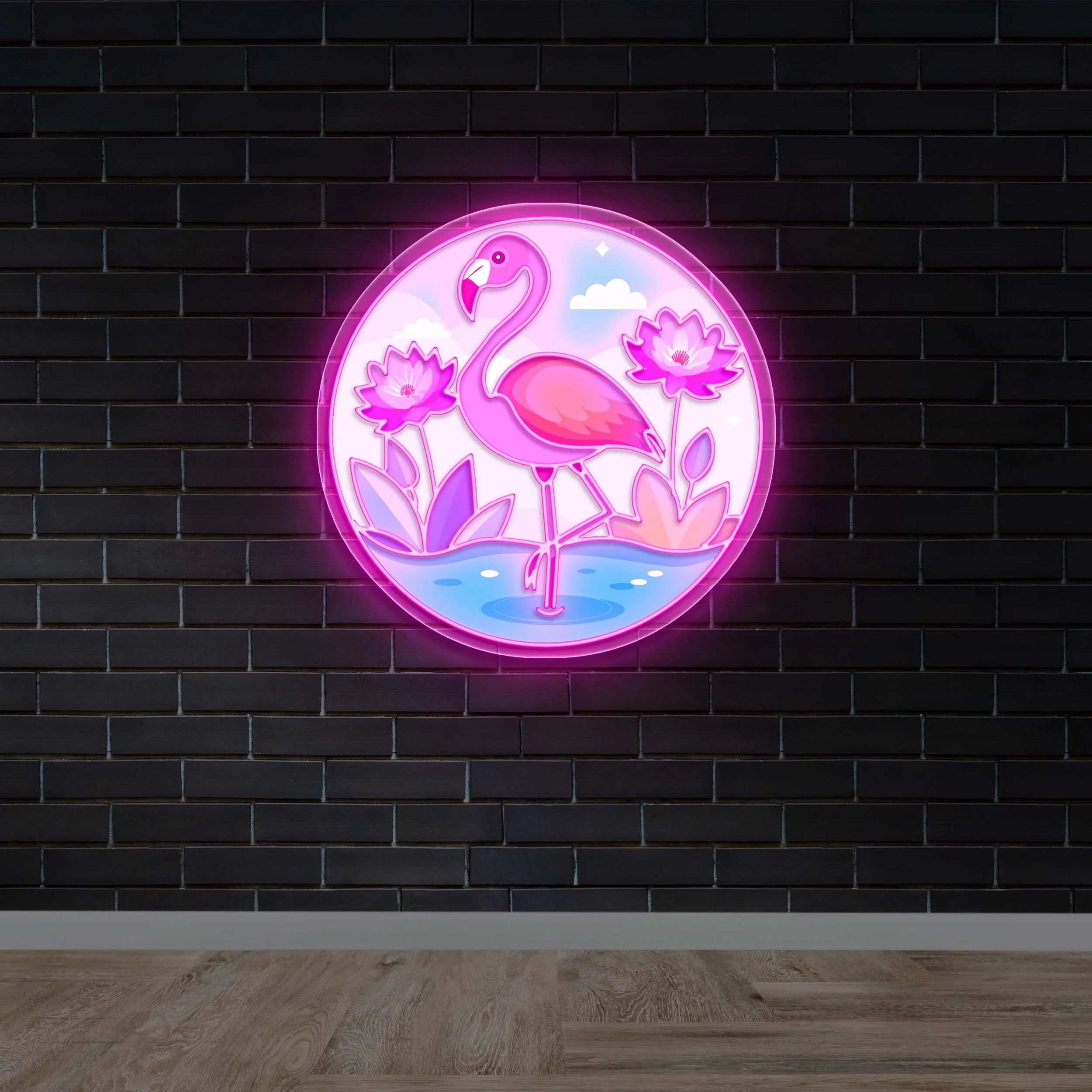 Flamingo - Premium Neon Artwork