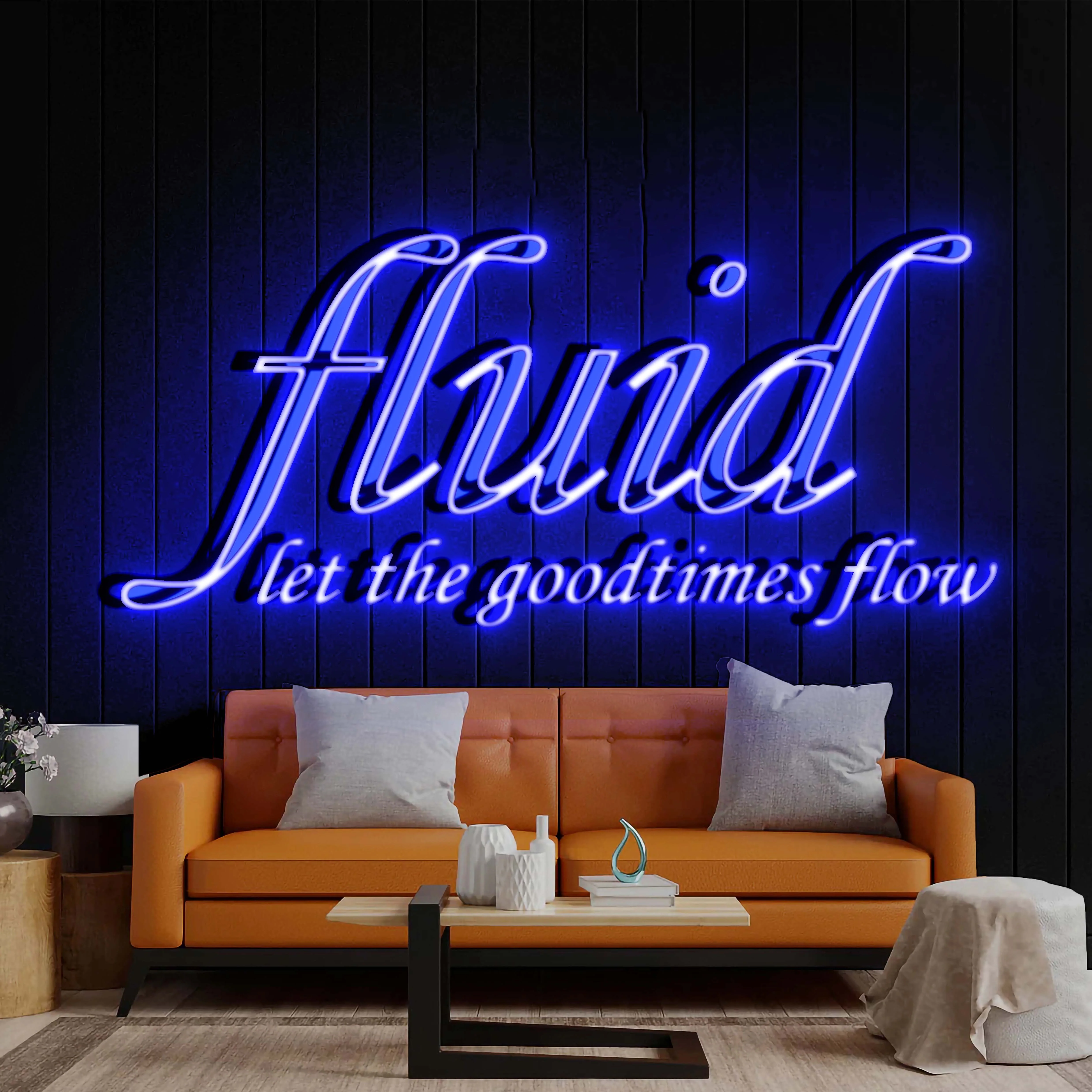 Fluid - Premium Neon Artwork