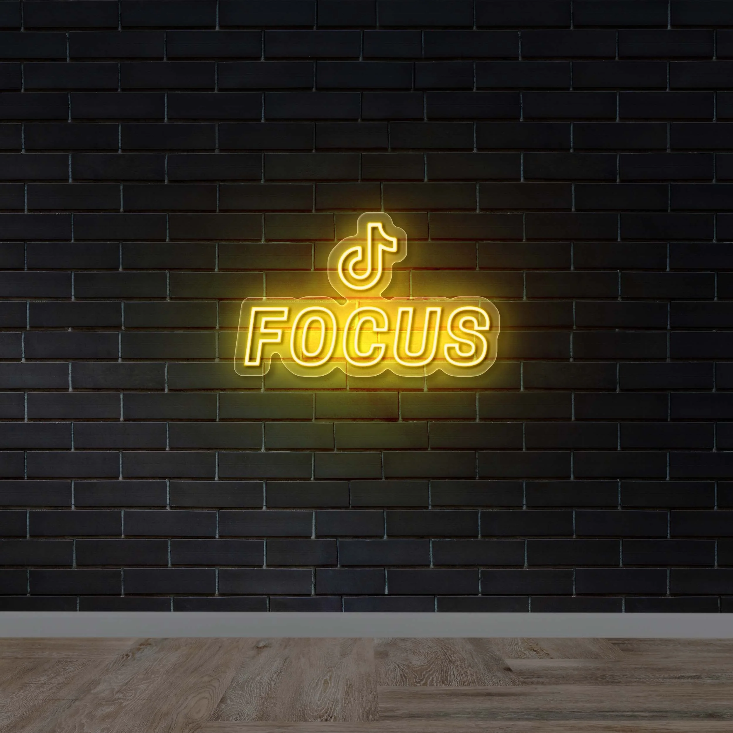 FOCUS - Premium Neon Artwork