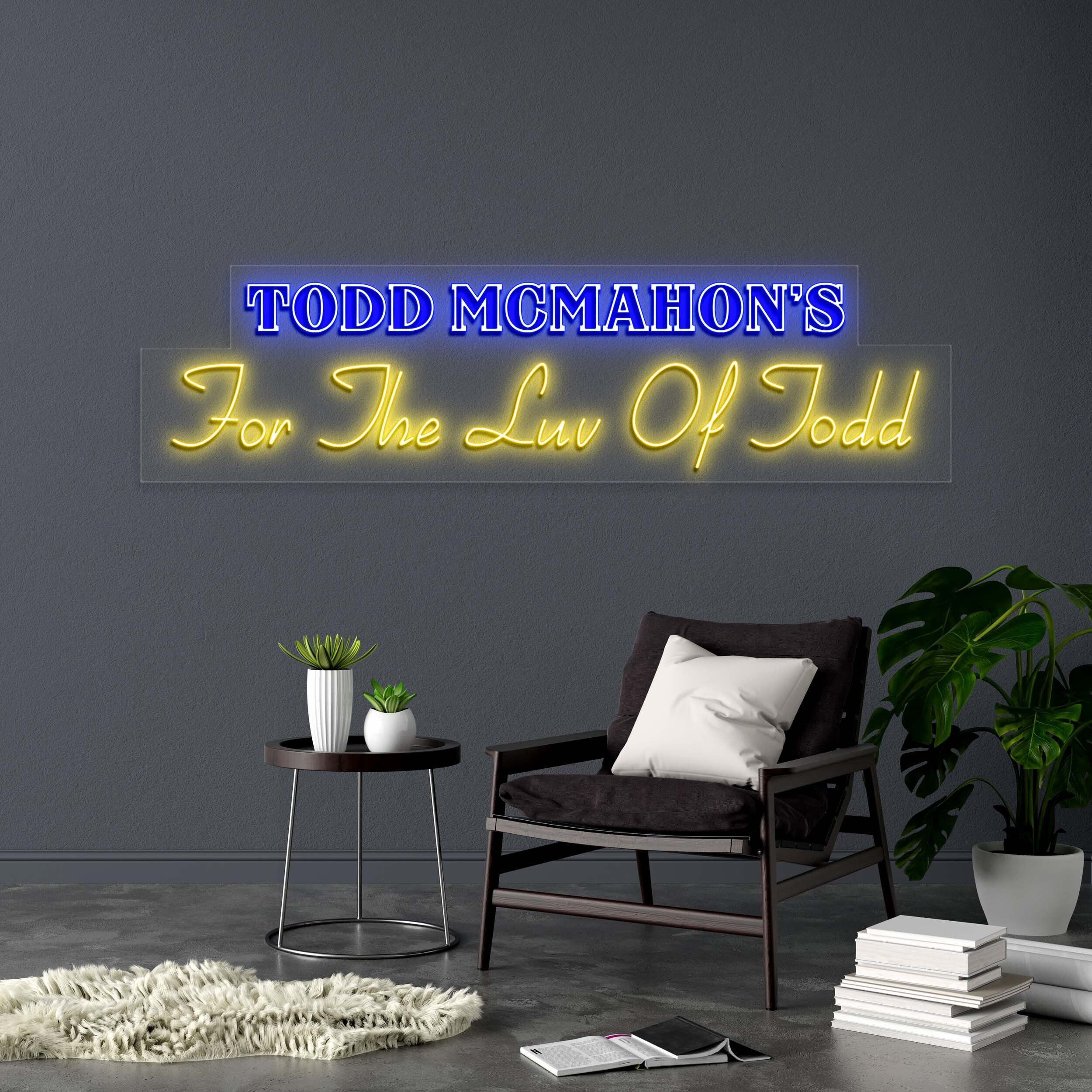 For The Luv Of Todd - Premium Neon Artwork - Image 2