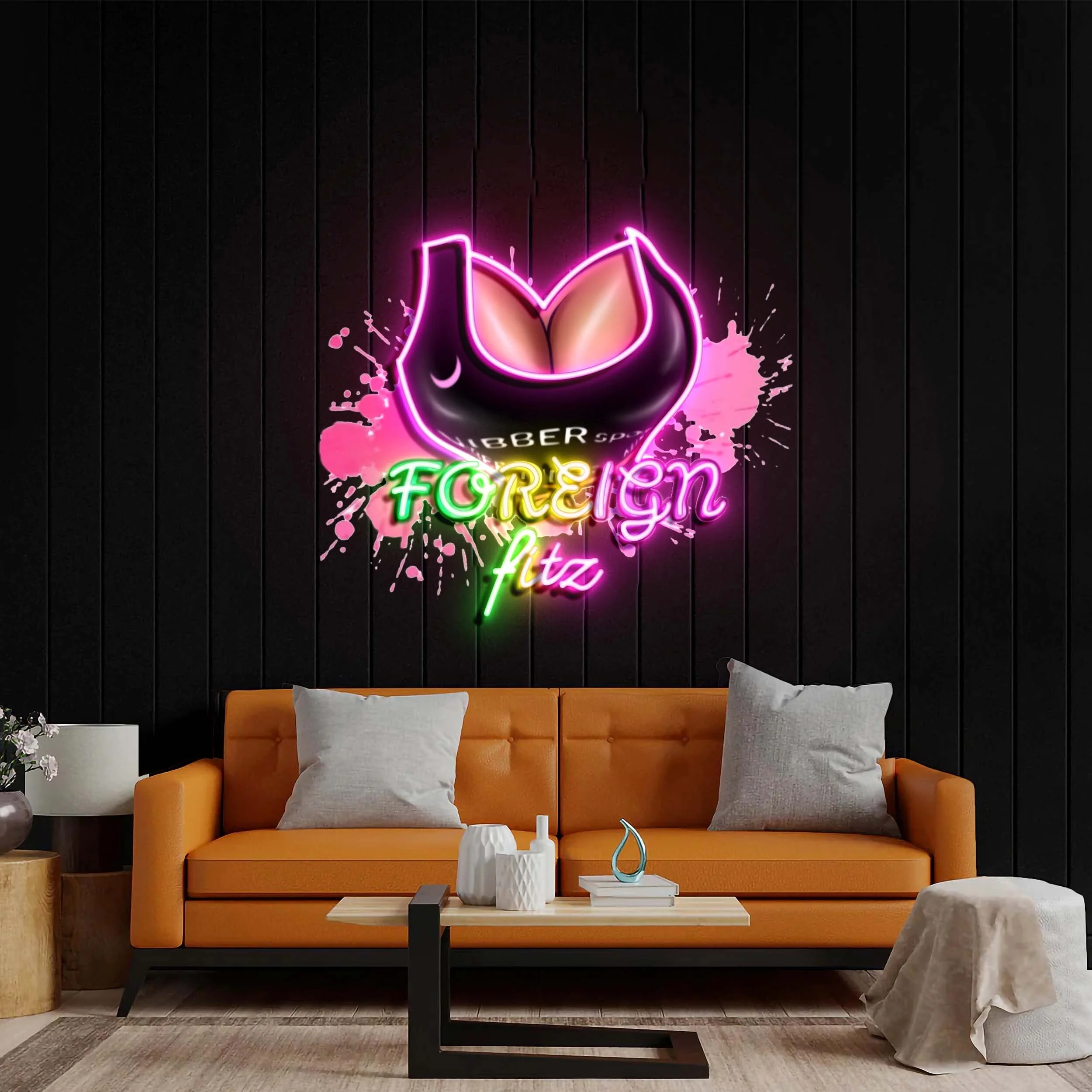 FOREIGN fitz - Premium Neon Artwork