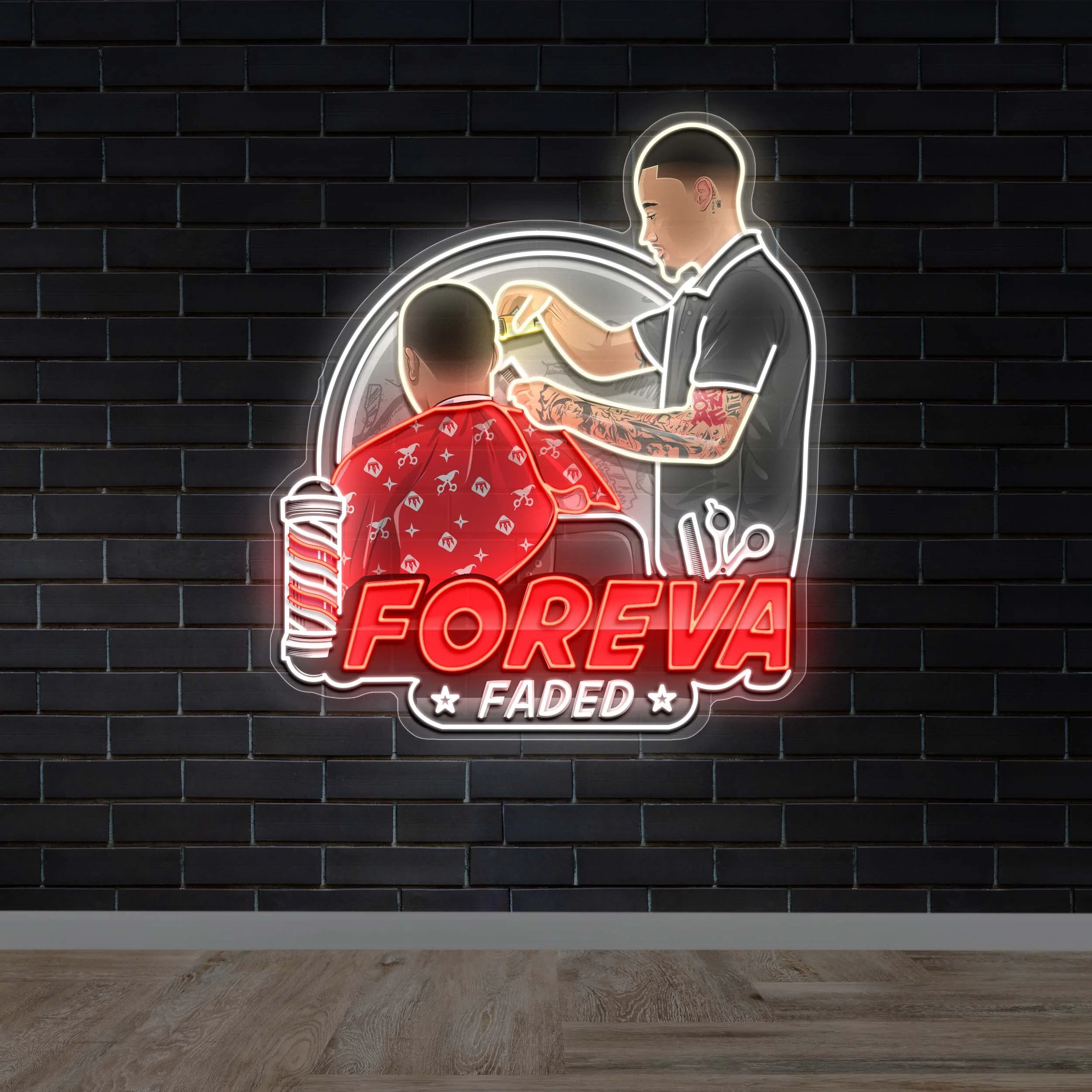 FOREVA FADED - Premium Neon Artwork