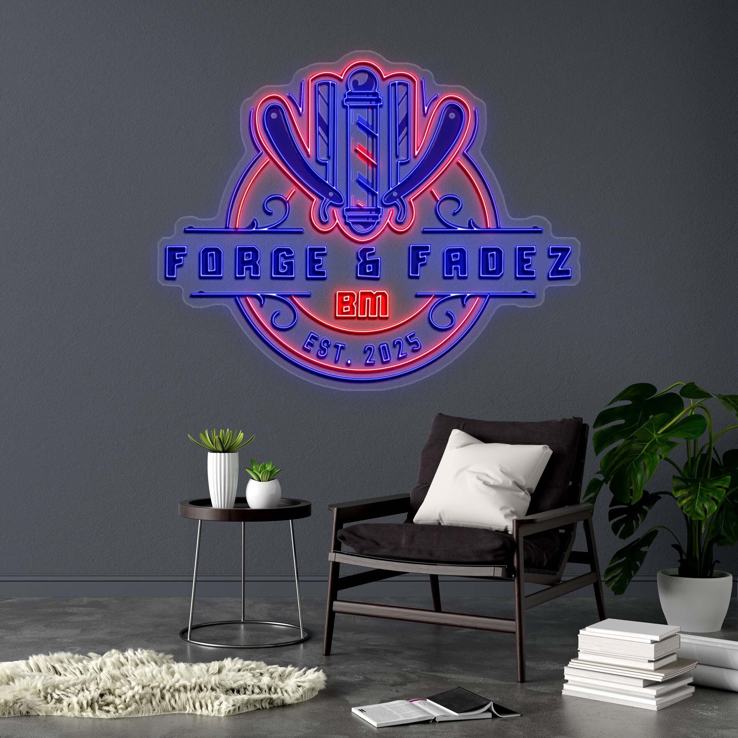 FORGE & FADEZ - Premium Neon Artwork