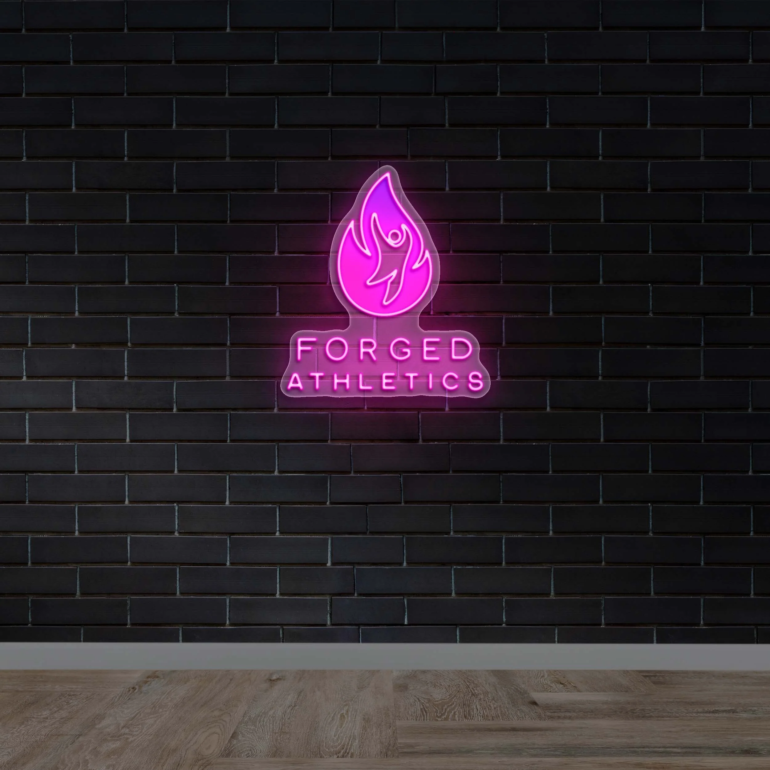 Forged Athletics - Premium Neon Artwork
