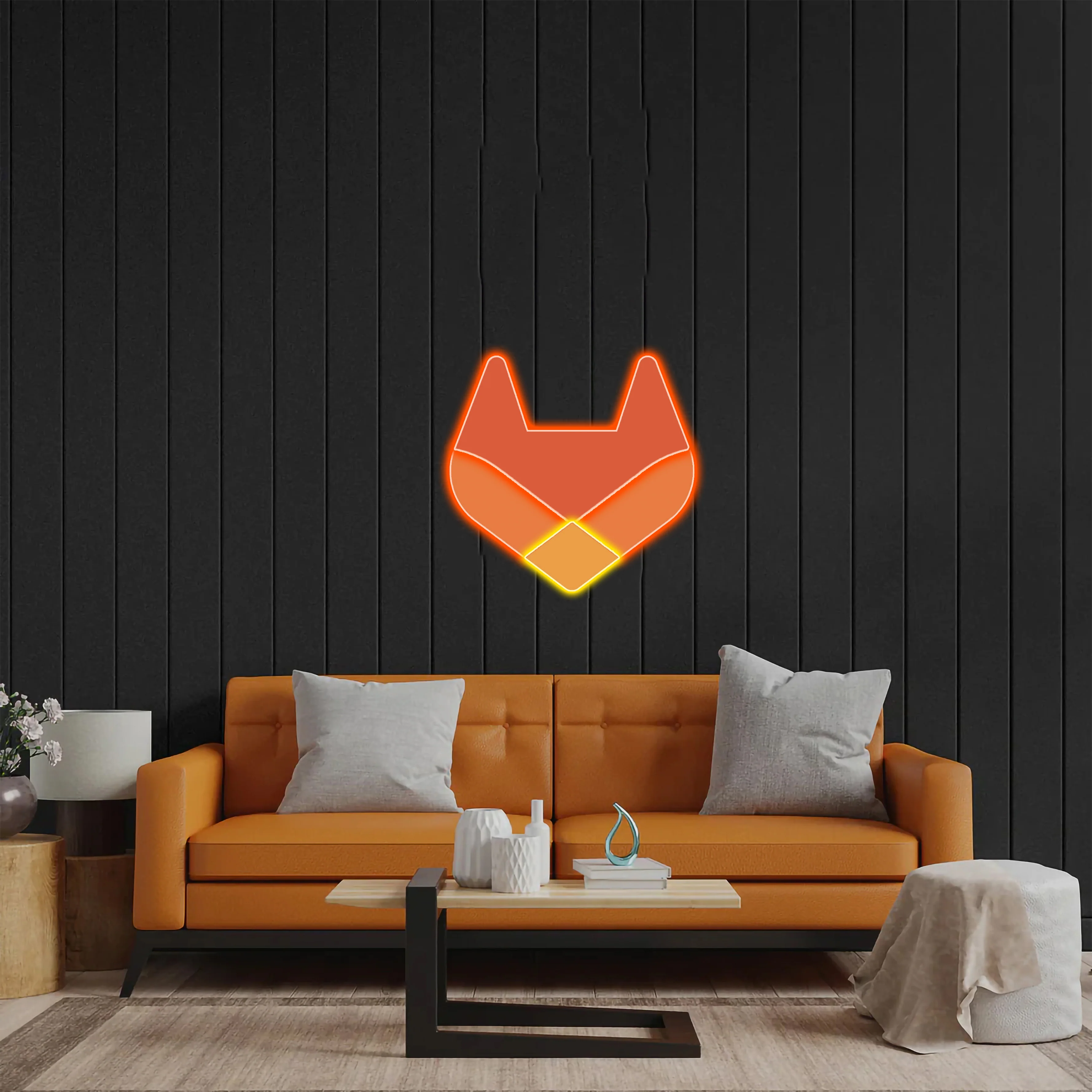 Fox Logo - Premium Neon Artwork