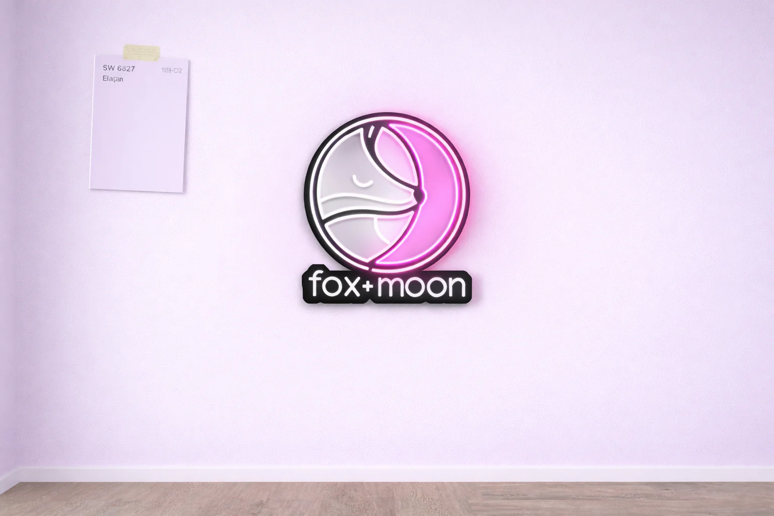 Fox moon - Premium Neon Artwork