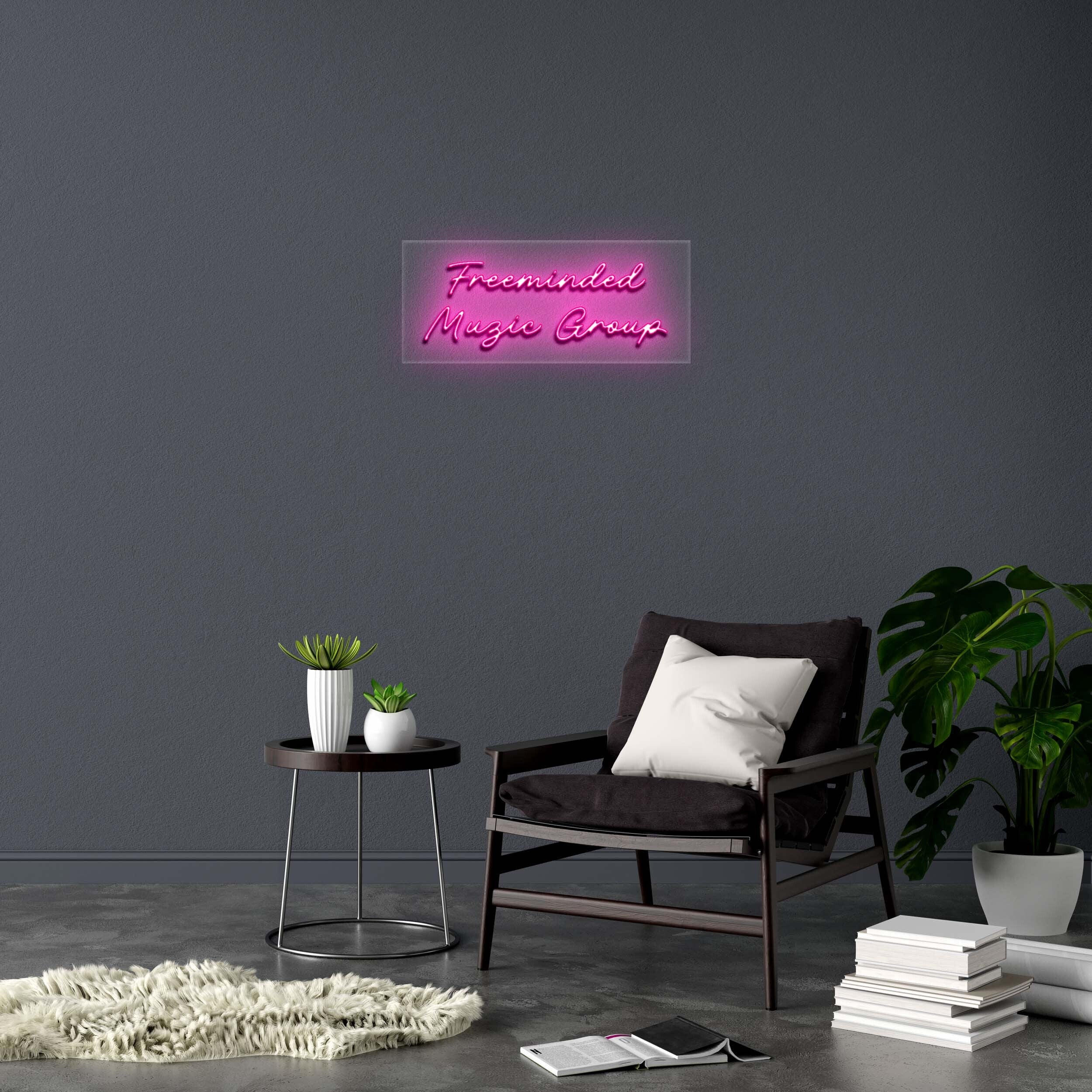 Freeminded Muzik Group - Premium Neon Artwork